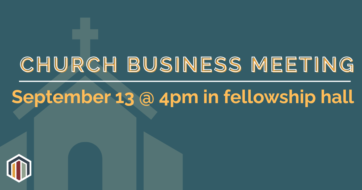 Church Business Meeting