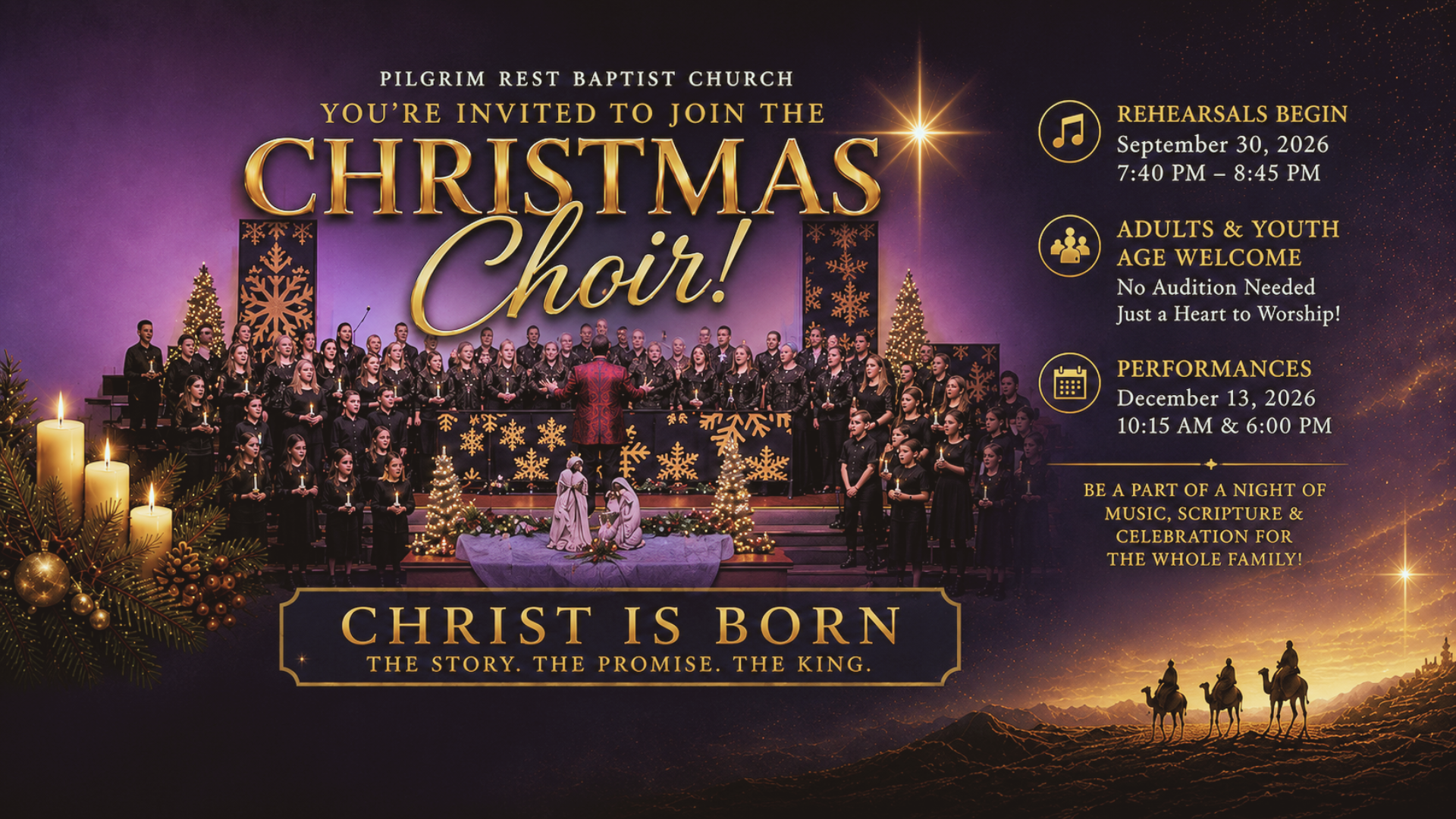 You are invited to join the Christmas Choir