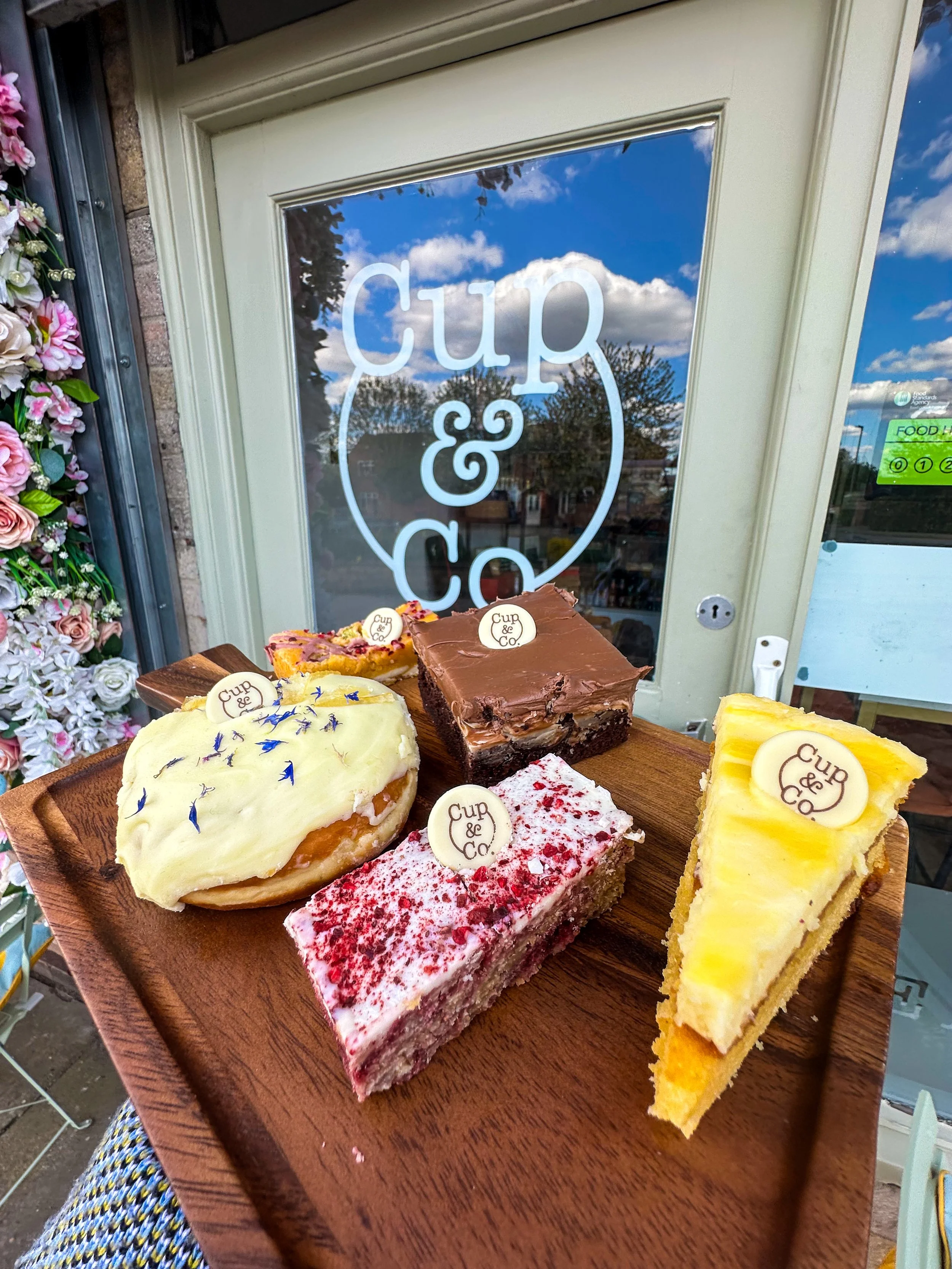 Plate of cakes Cup&Co.JPG