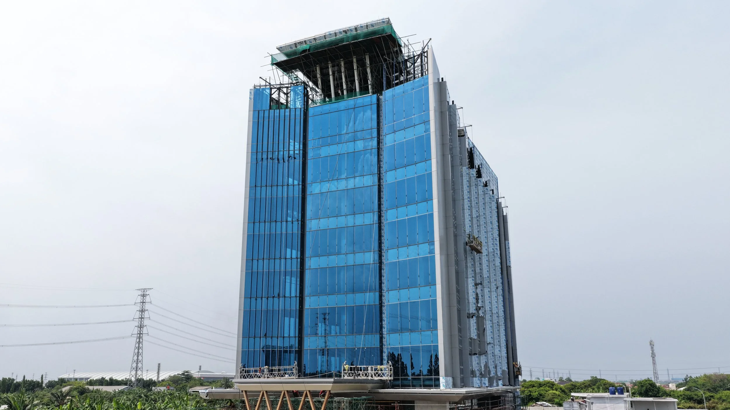 Riung Office Tower: Façade Works Progress by Pelitamaju Facades
