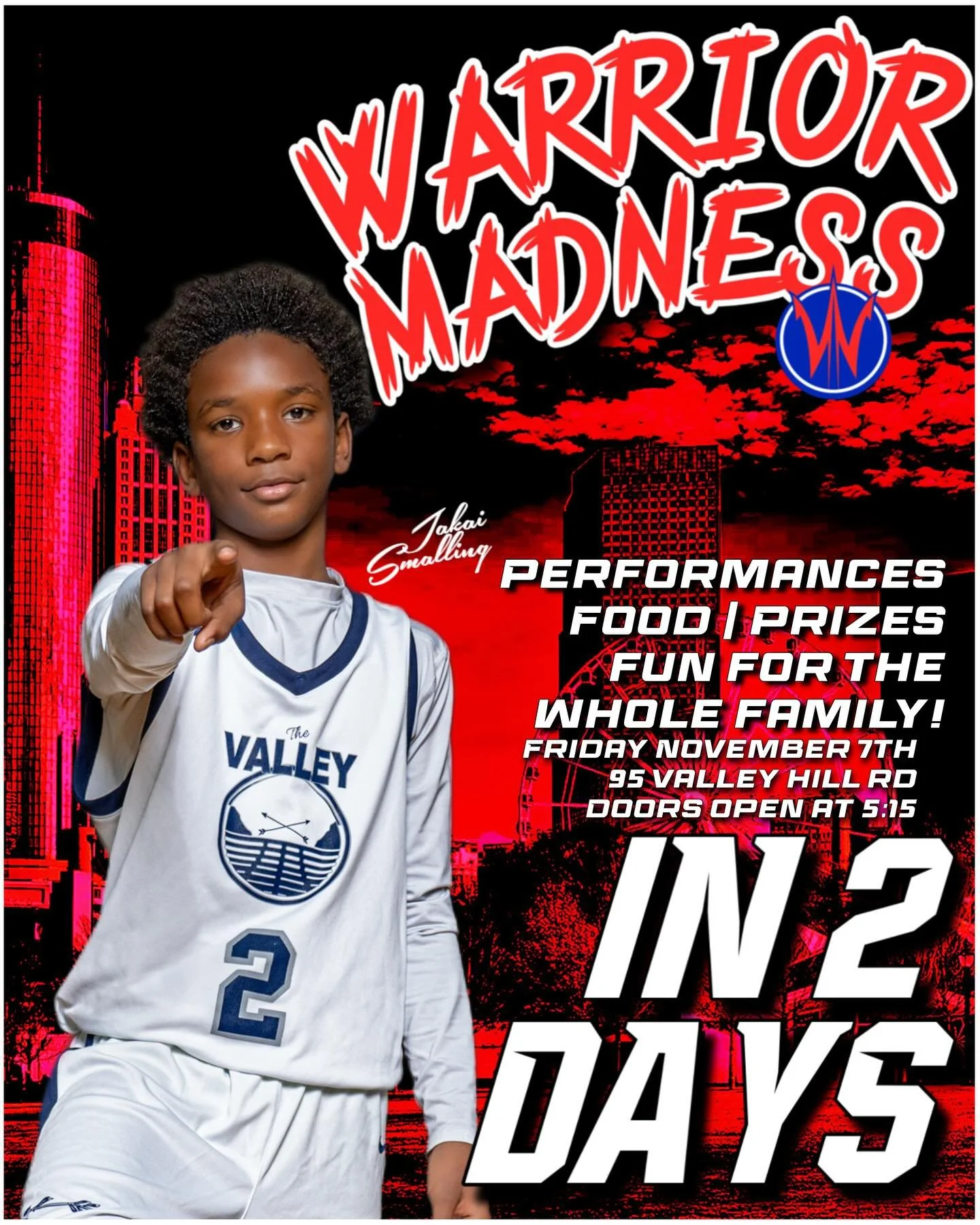 2 MORE DAYS UNTIL WARRIOR MADNESS!!!! Purchase tickets now before they sell out!!! Link in bio!