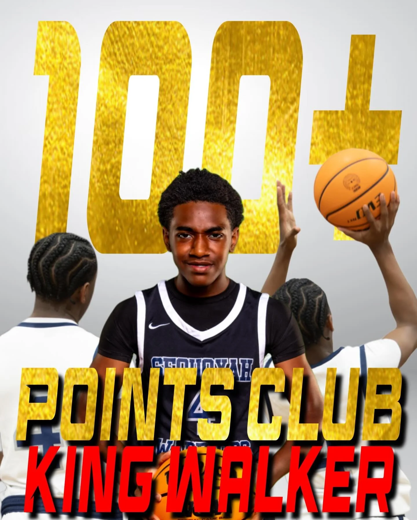 With the season ending, lets congratulate King Walker on joining the 100+ points club with 141 points this season. He surpassed Ethan Mwiseneza's 134 points when he scored 11 against Forest Park. He is now only second behind Syncere Bankston's 192. W