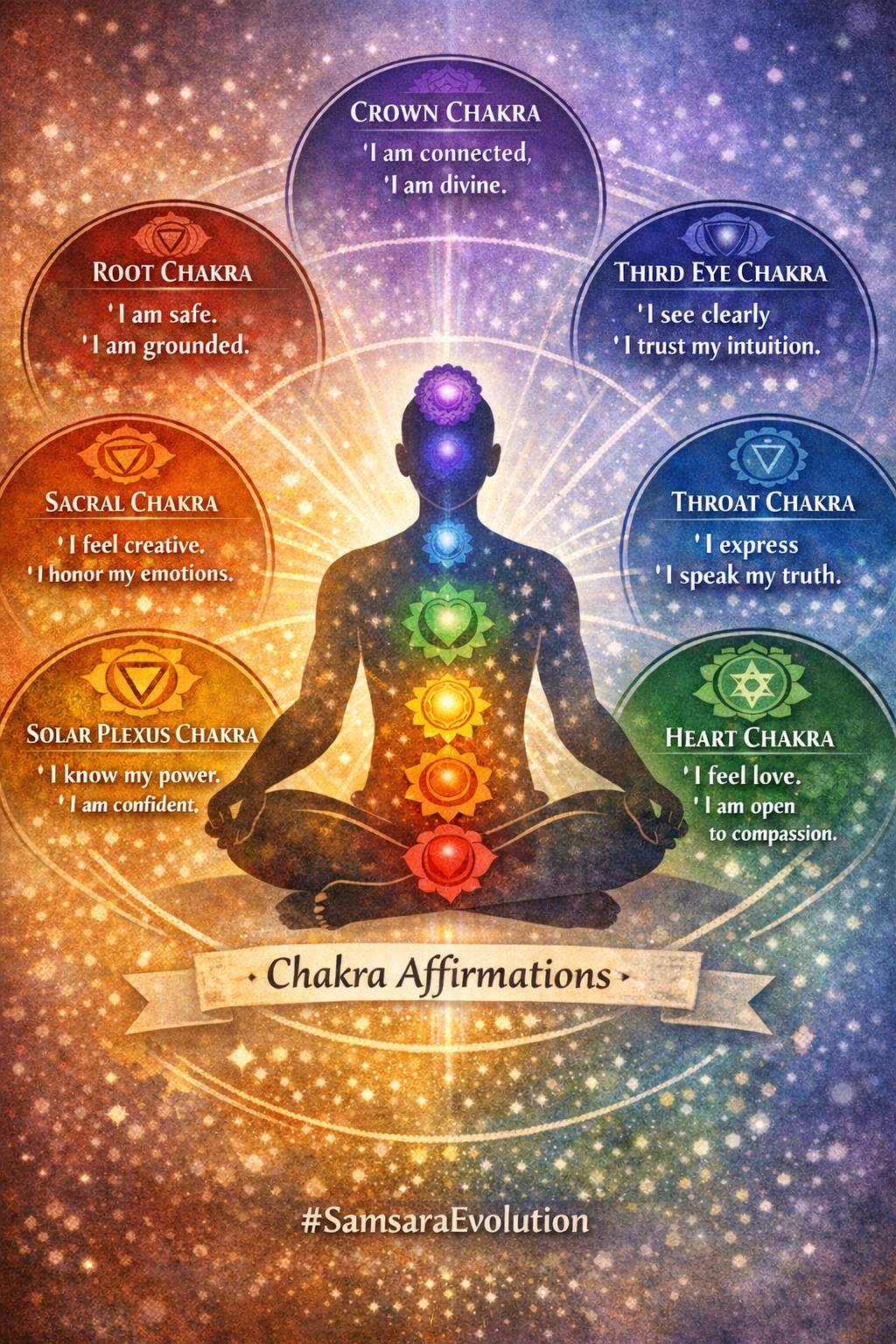 AFFIRMATIONER genom kroppen - från rot till krona ☯️
