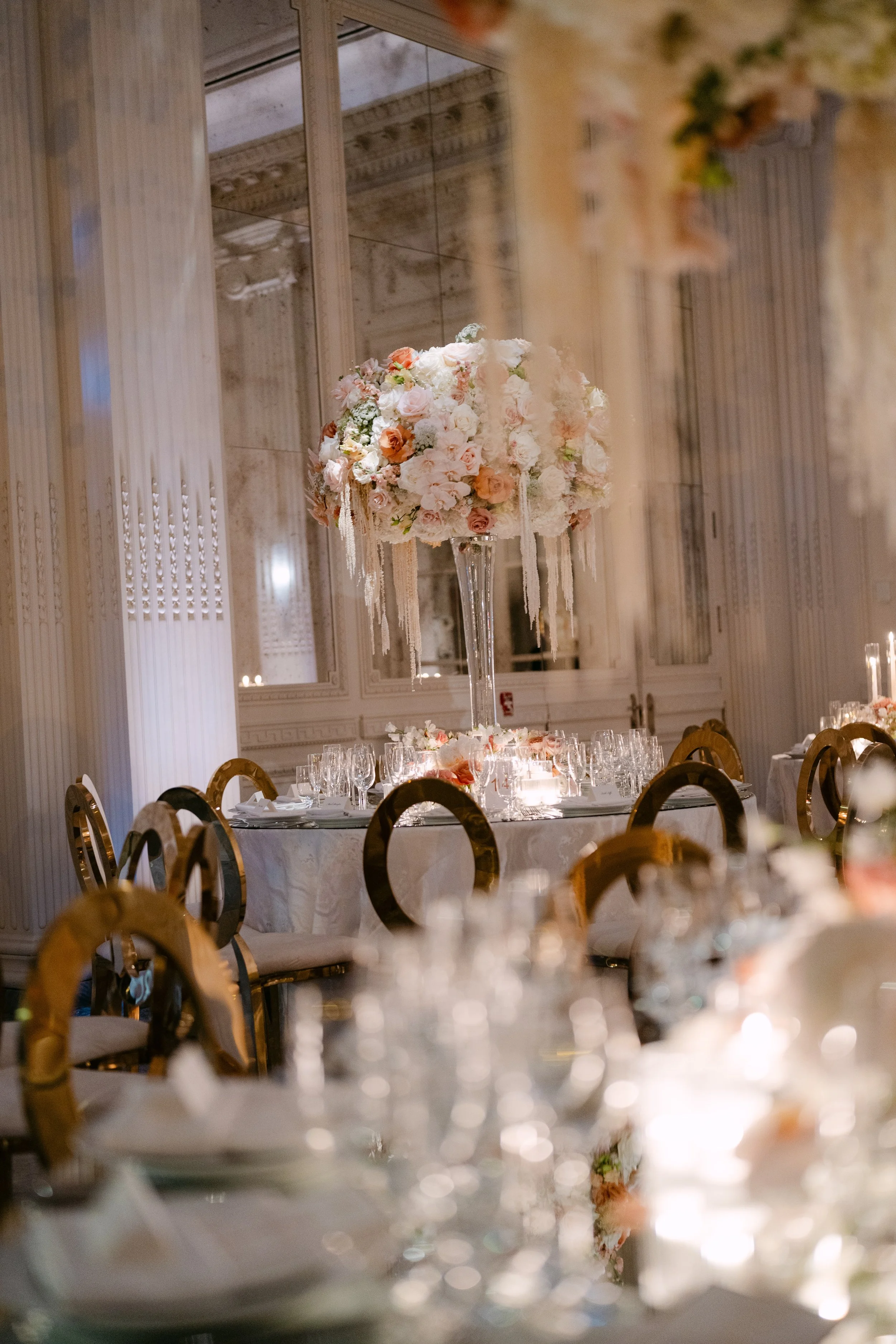 Luxury wedding ceremony photographed at The Pierre Hotel in New York by Heirloom Foto