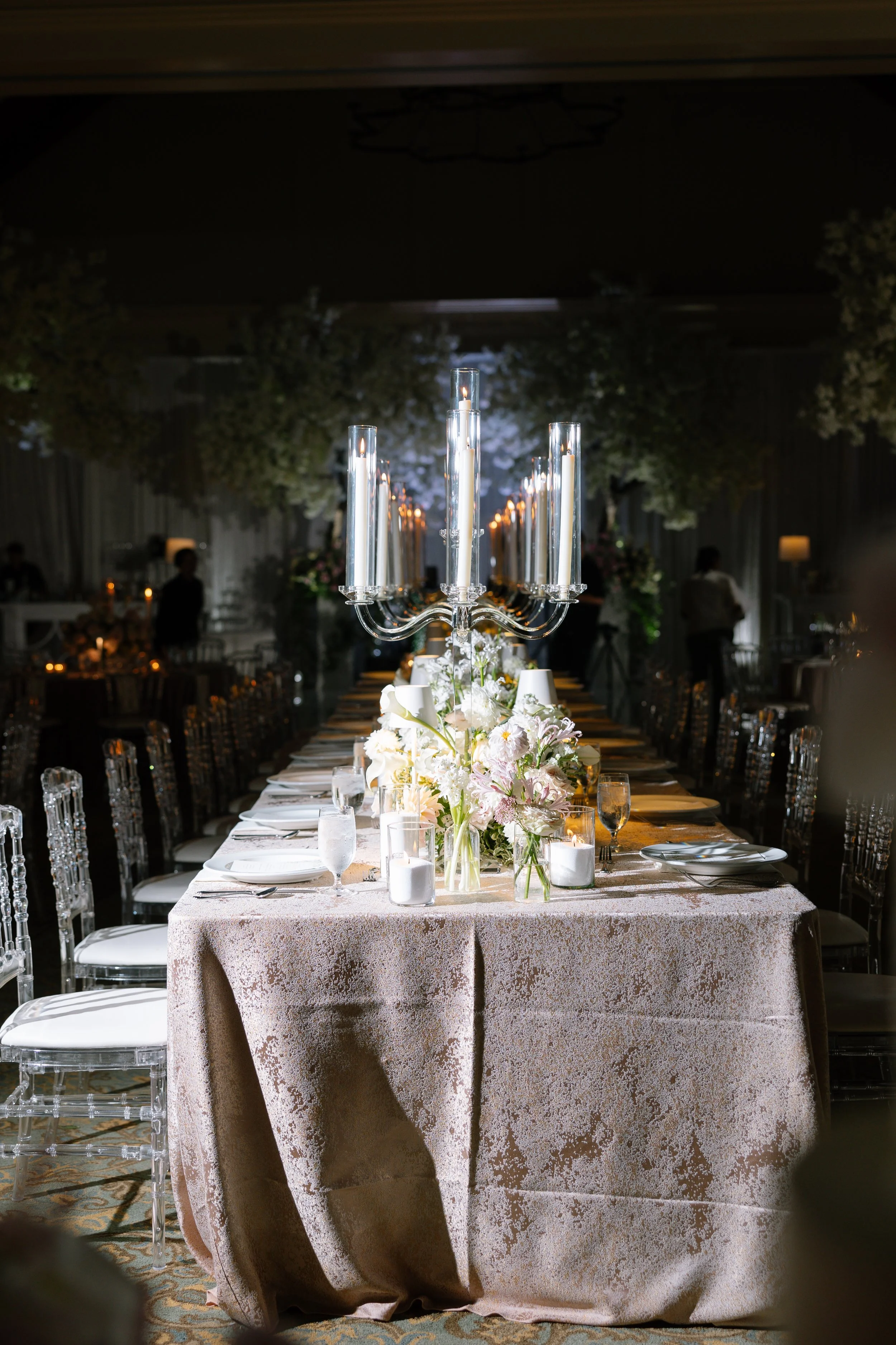 Luxury wedding reception photographed at Barnsley Resort in Georgia by Heirloom Foto