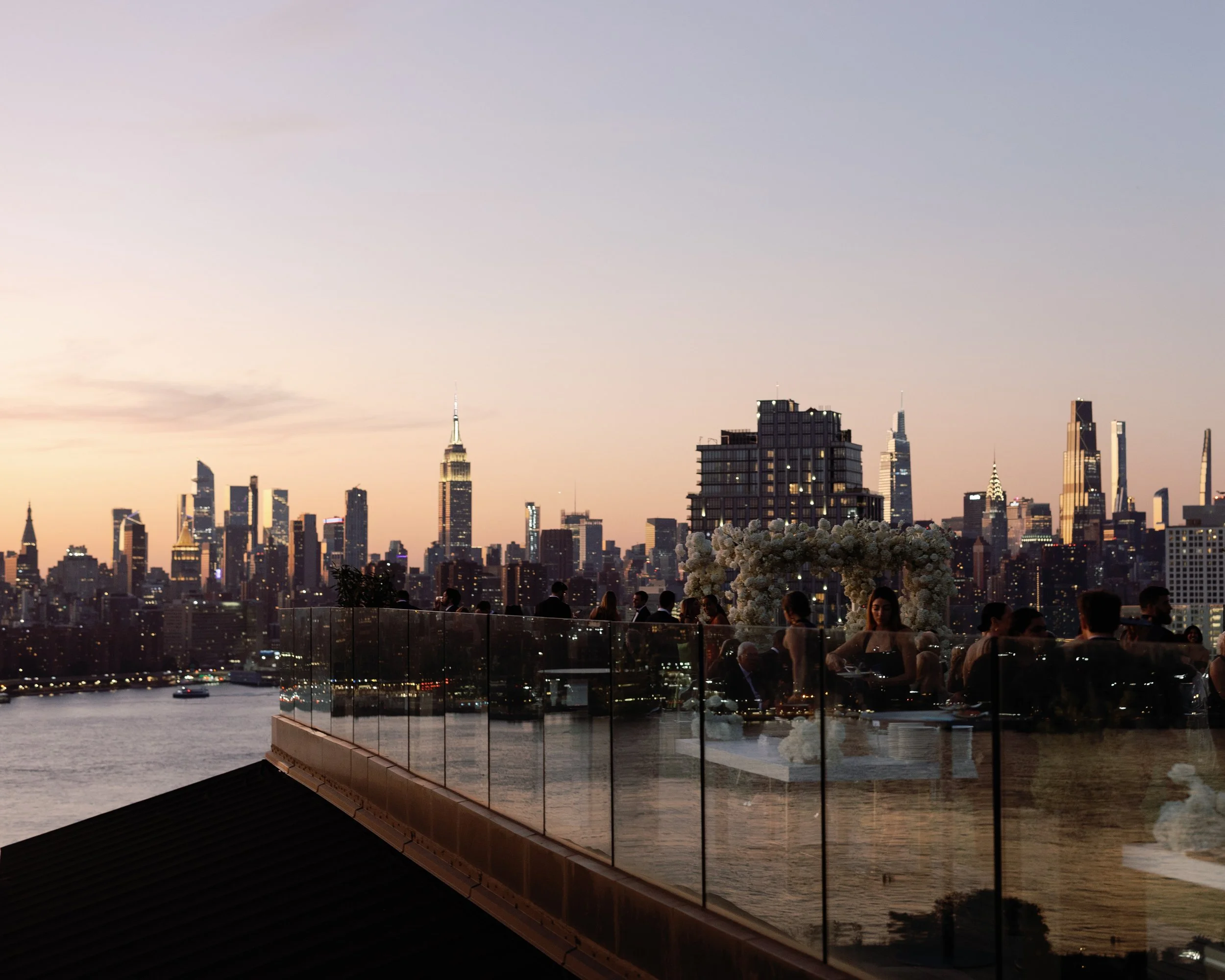 Luxury ceremony at West light William Vale in New York by Heirloom Foto