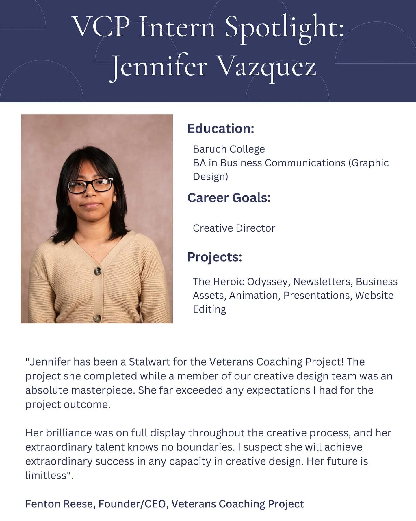 &ldquo;I decided to pursue Graphic Design because it aligns closely with my long term
goals. I have always loved art, but I wanted a career that would also allow me to
support myself financially while remaining flexible. The fexibility would enable m