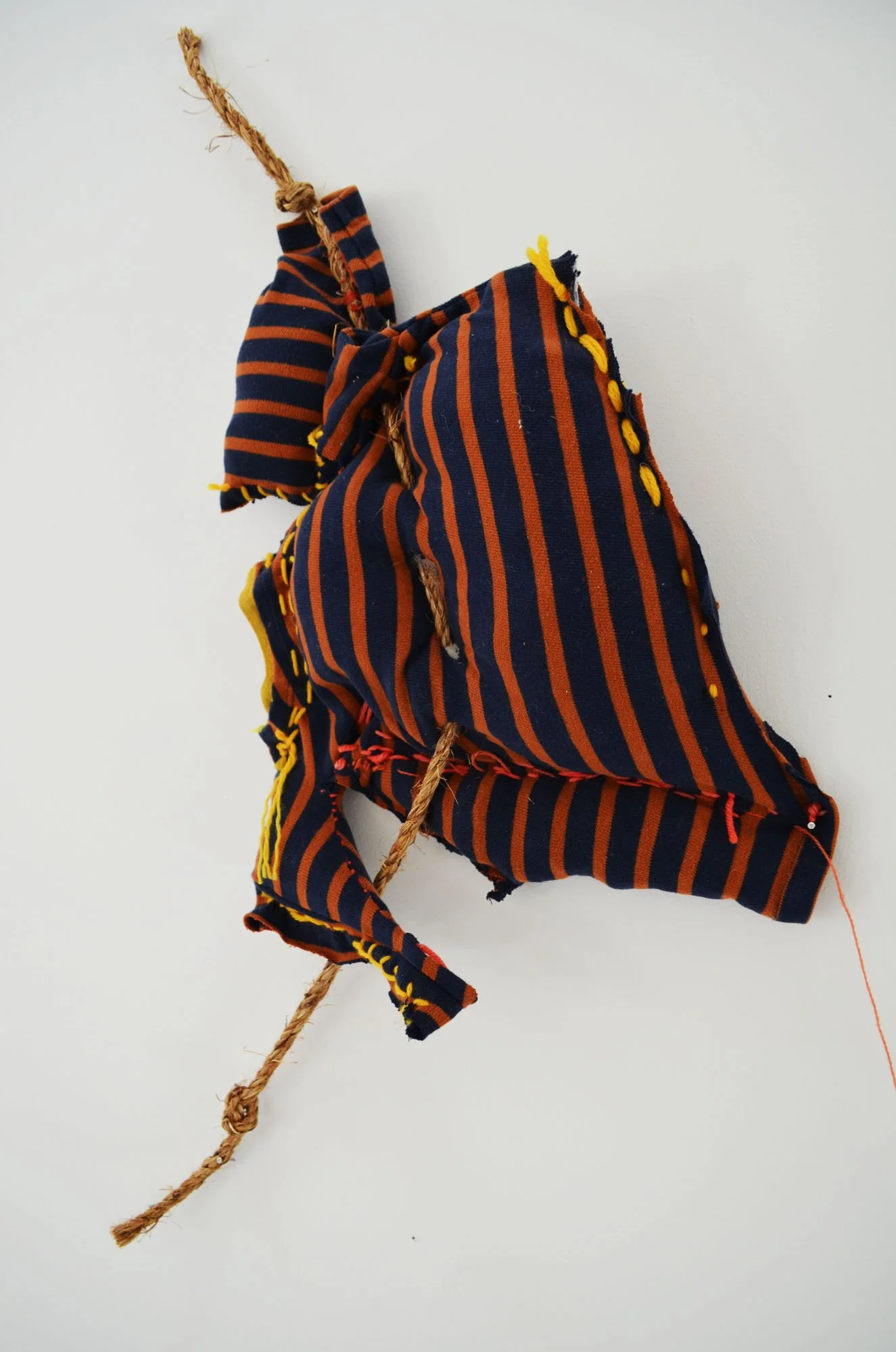 Madder (2025)
fabric, nails, rope, stuffing, yarn
20 x 14 x 6 inches