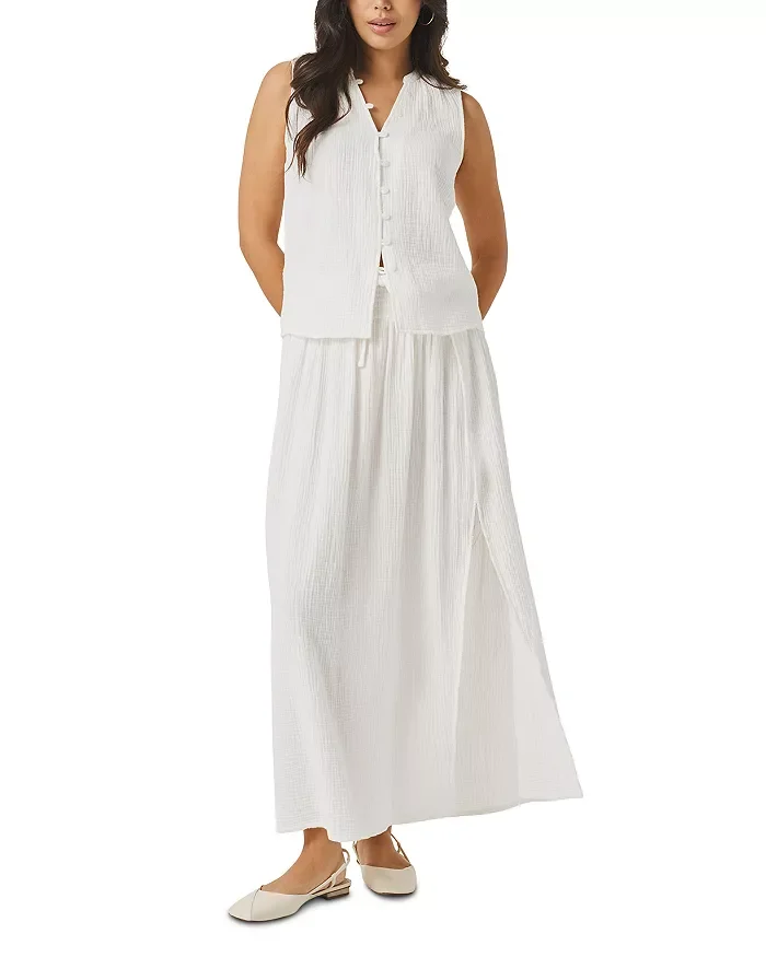 Splendid Gauze Maxi Skirt & Top set