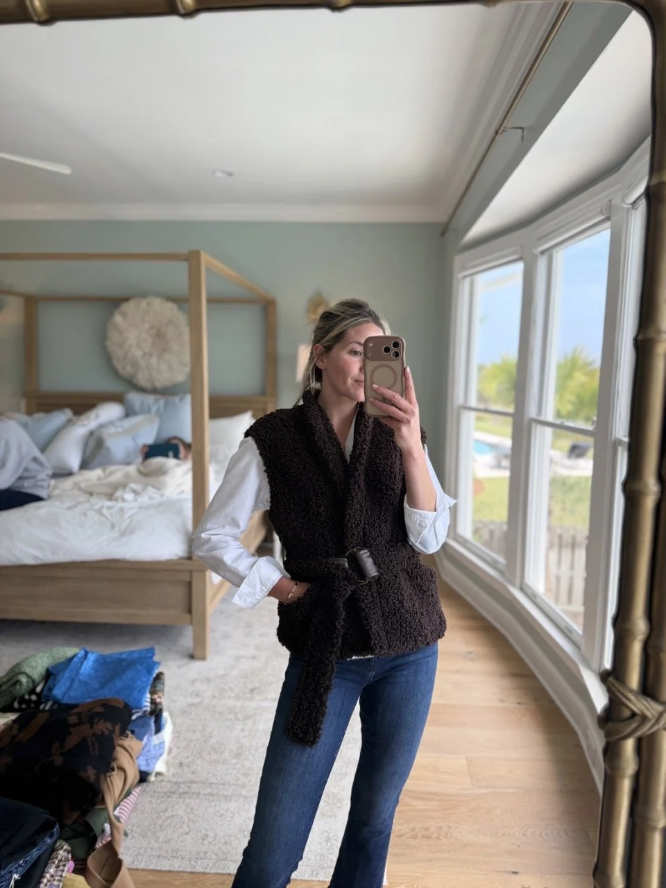 Marie Oliver Chocolate vest