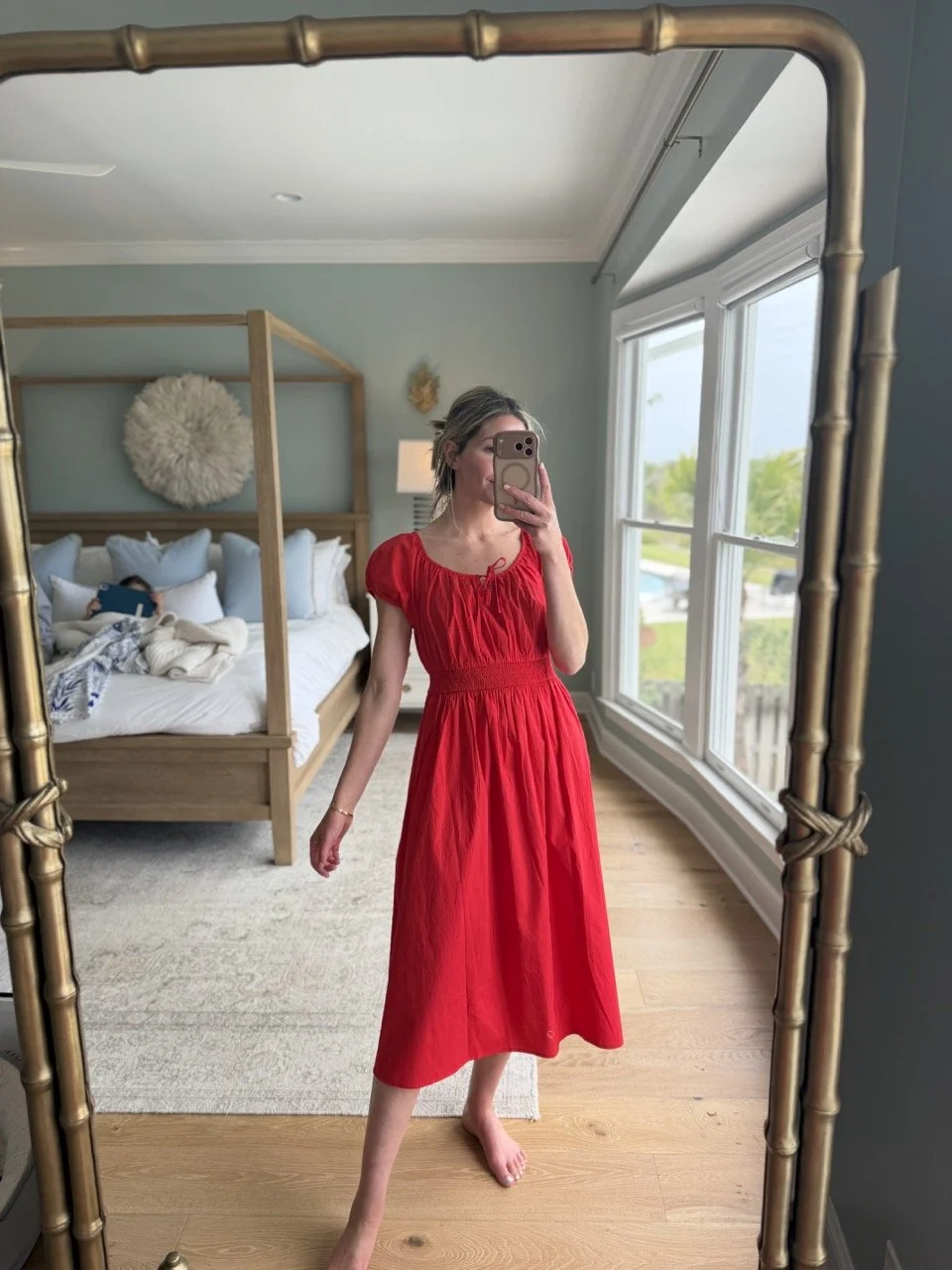 J Crew Factory Red dress