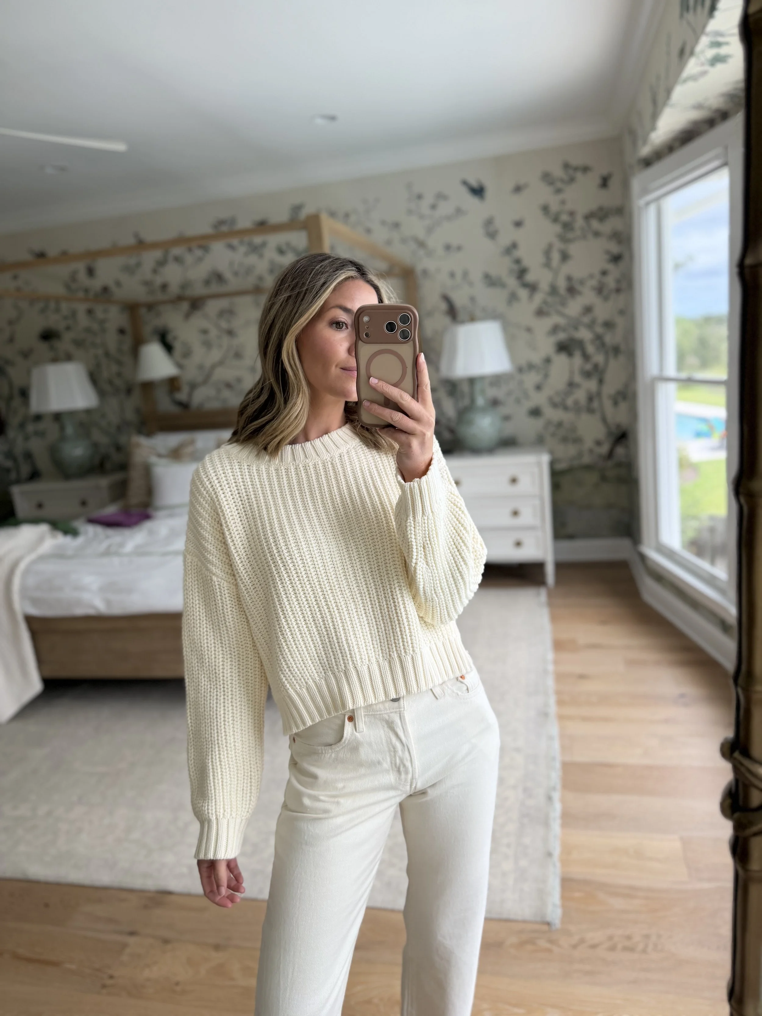 marea cream sweater
