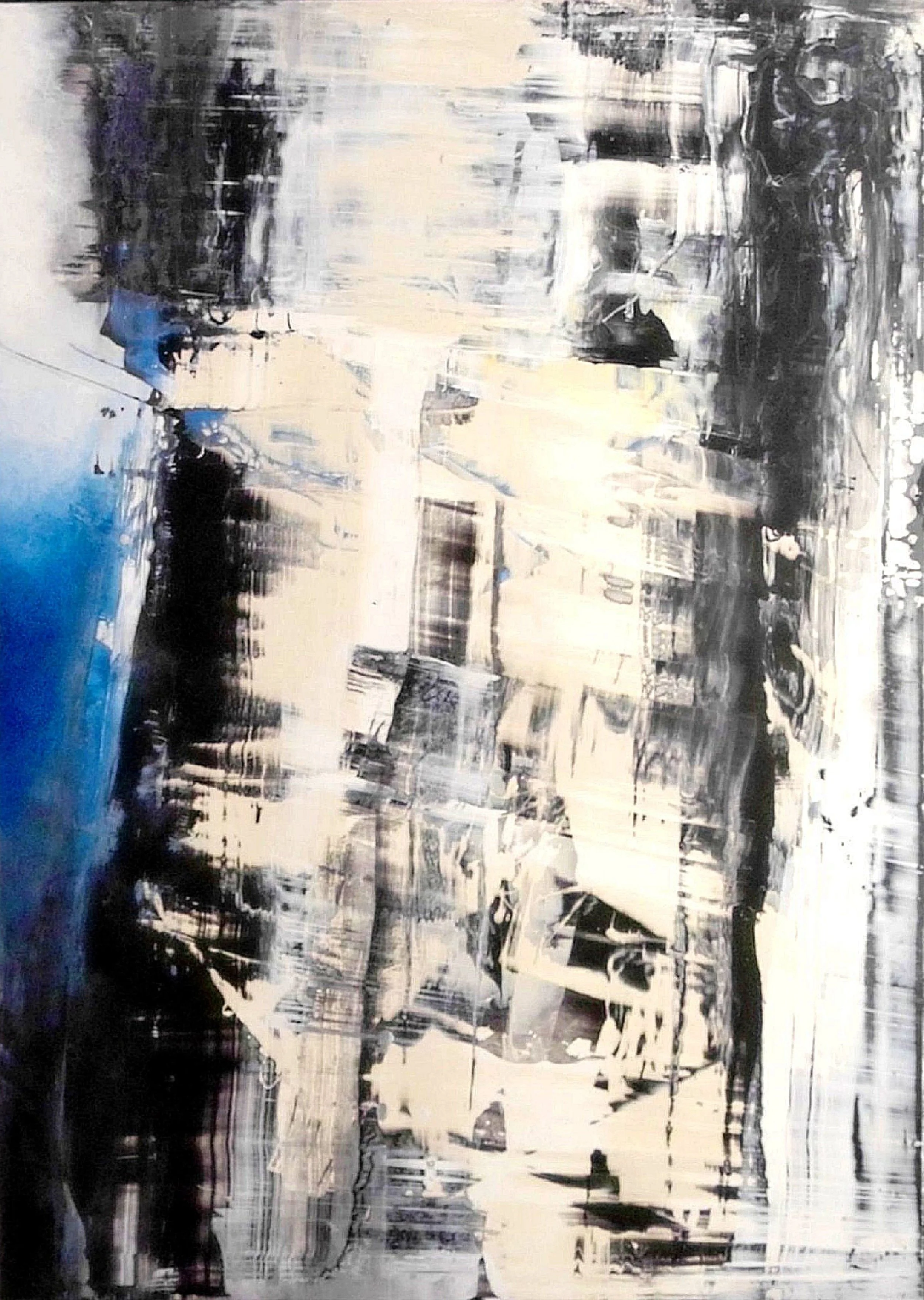 "01/26"   Kunstharz und Öl auf Leichtstoffplatte  140/100cm   2026