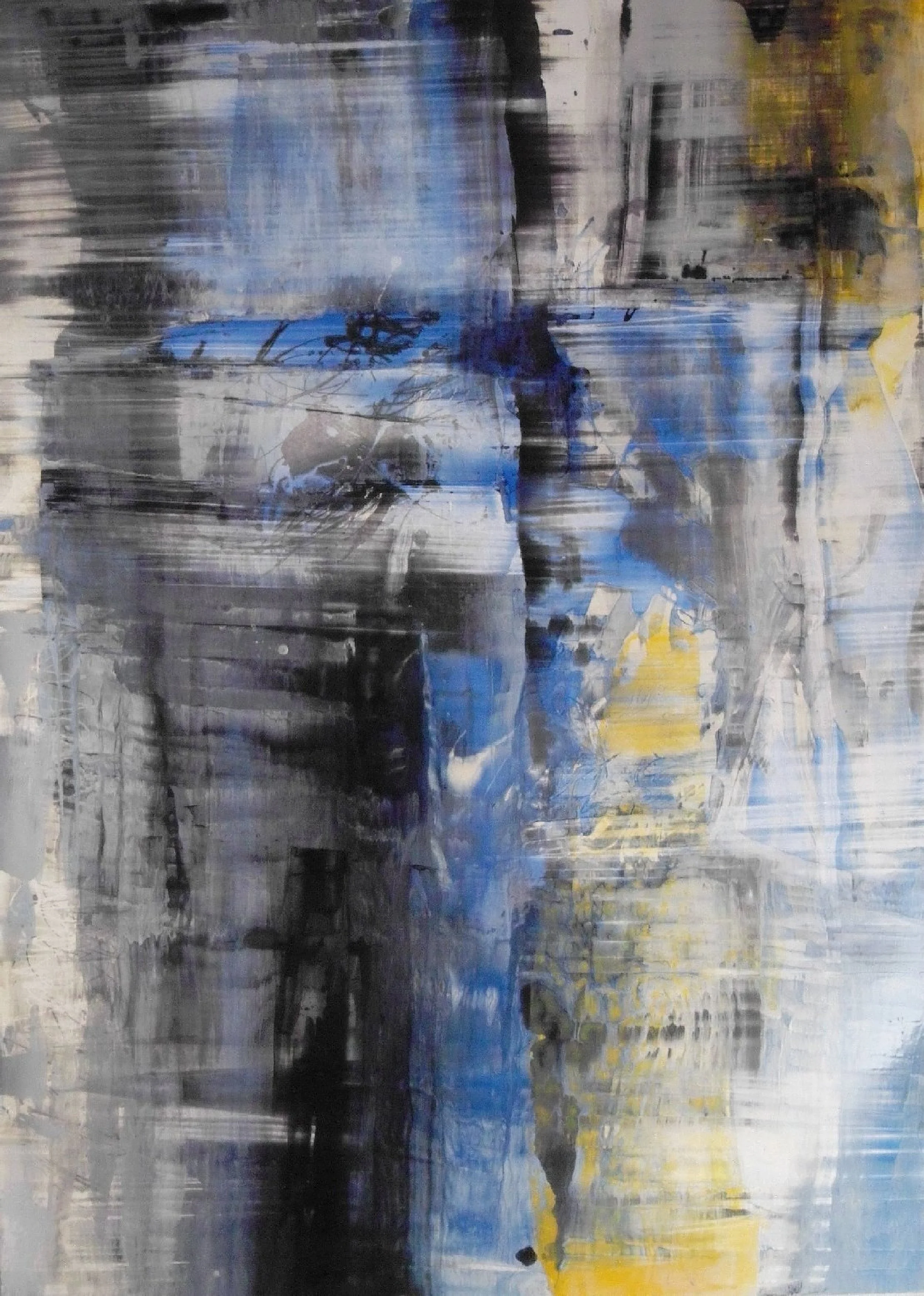 "02/25"   Kunstharz und Öl auf Leichtstoffplatte  140/100cm   2025