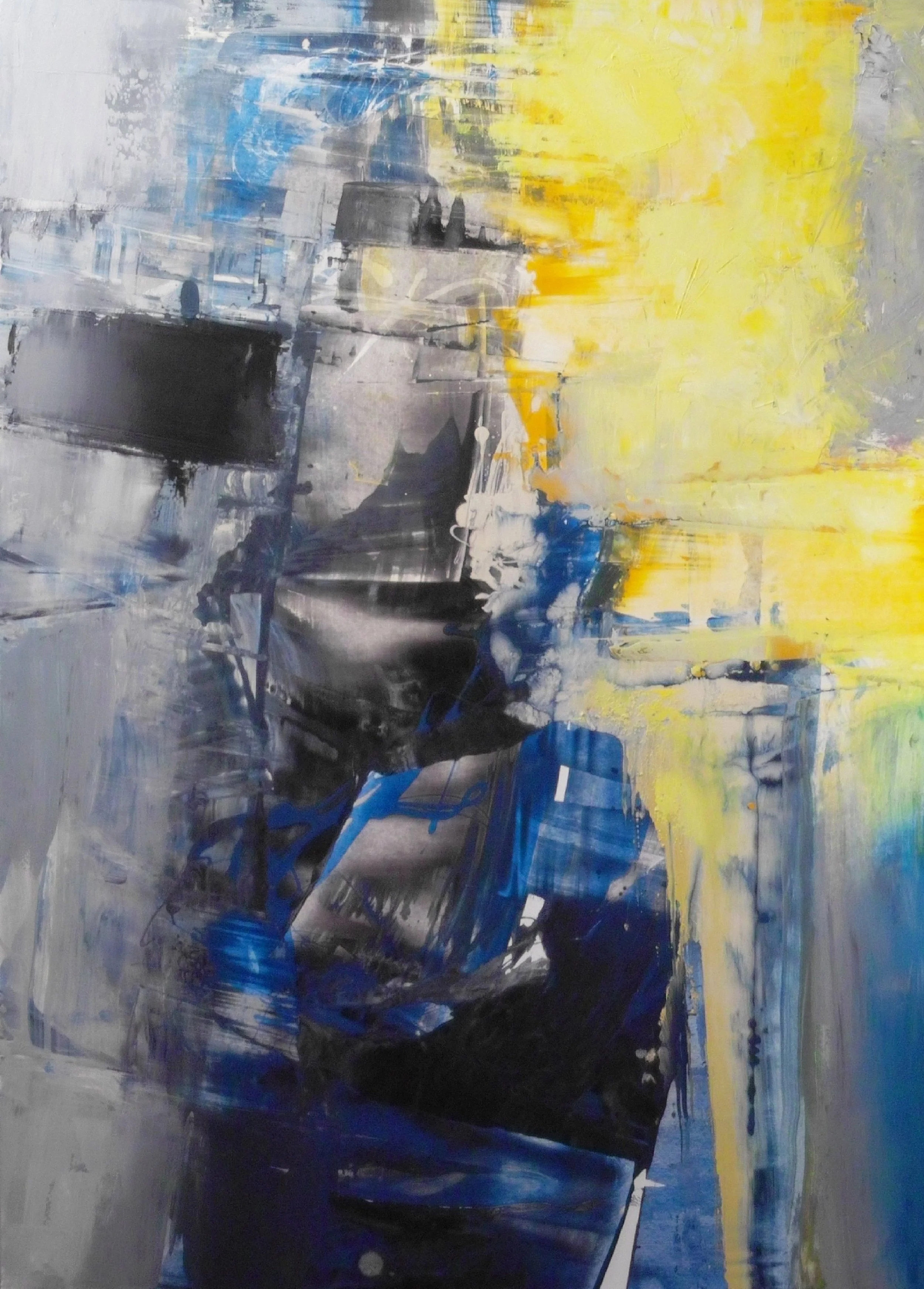 "03/25"   Kunstharz und Öl auf Leichtstoffplatte  140/100cm   2025