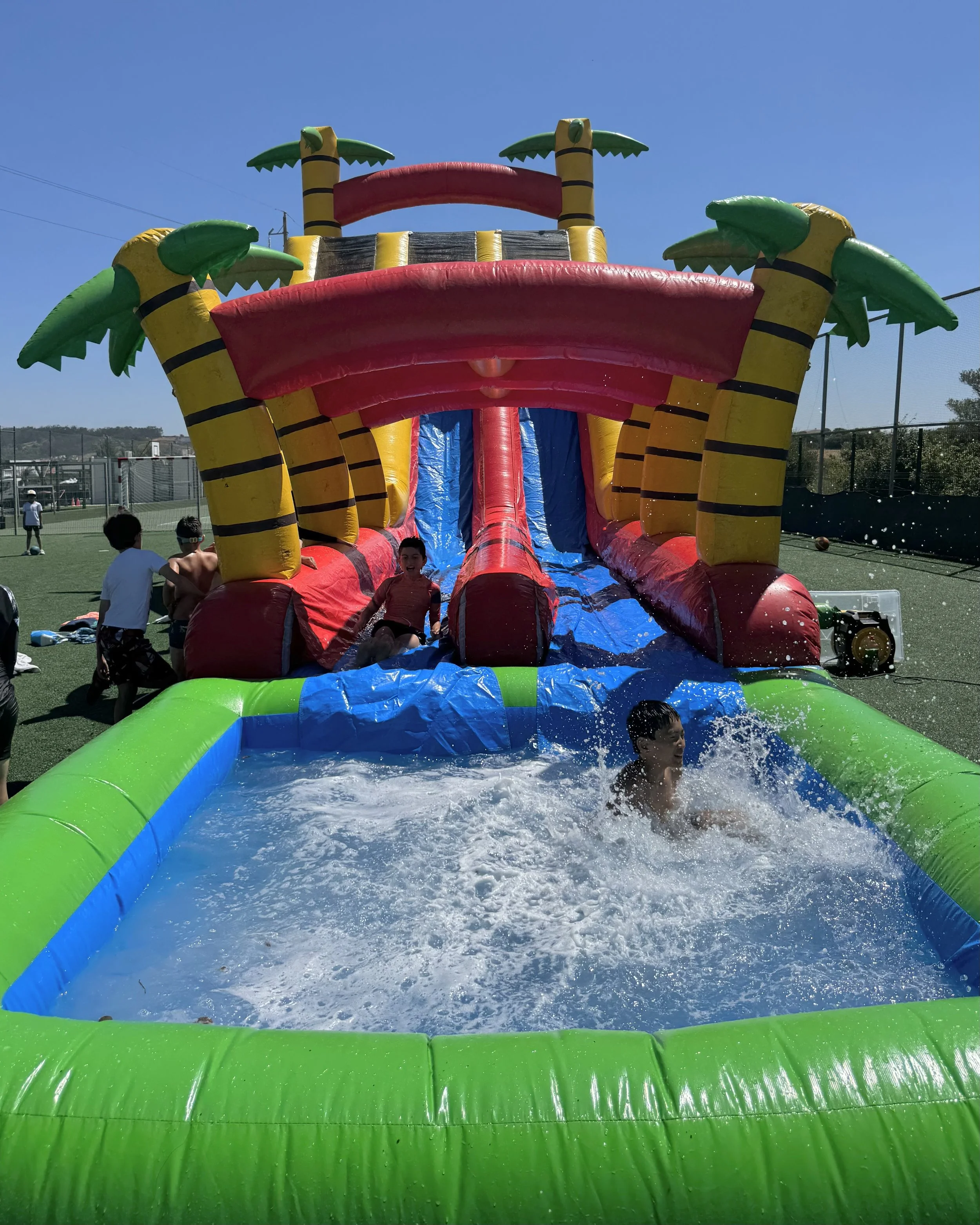 Inflatable Water Slide and Pool 1