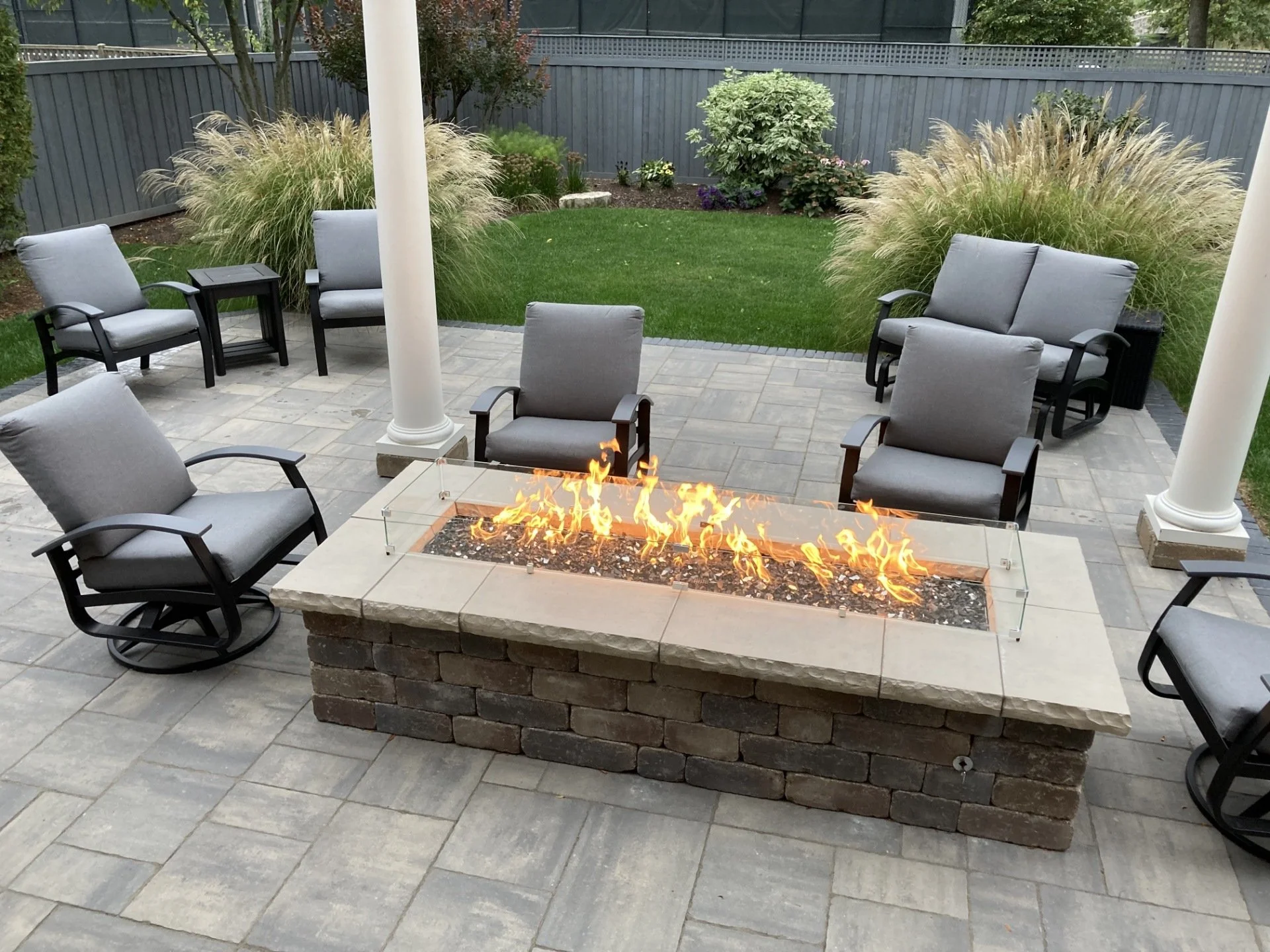 Luxurious Fire Features | Outdoor Living Spaces in Hinsdale, IL | Kamin ...
