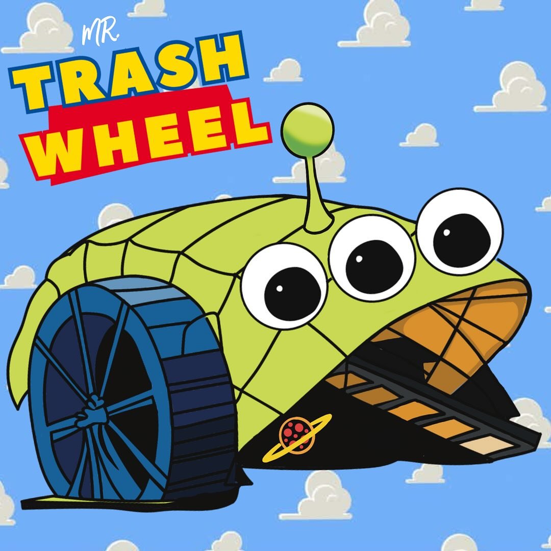 Greetings, Earthlings! 👽 Guess who&rsquo;s been snacking on your junk? My #TrashWheel fam has devoured over 2,000 TONS of trash from the #BaltimoreHarbor. My diet is literally out of this world! 🚀🎉