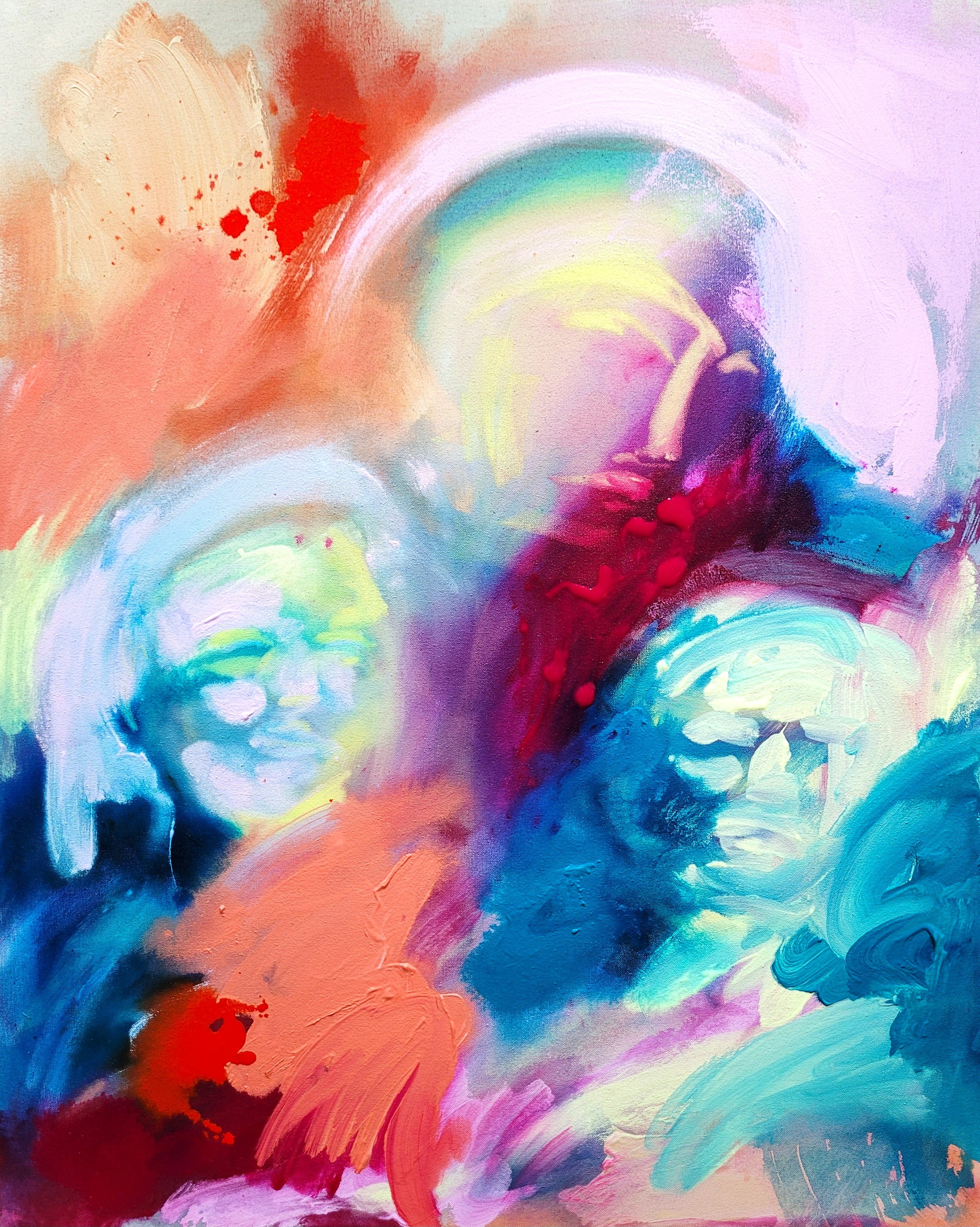 "None Remain But A Few Ghosts" 2025
75 x 100 cm