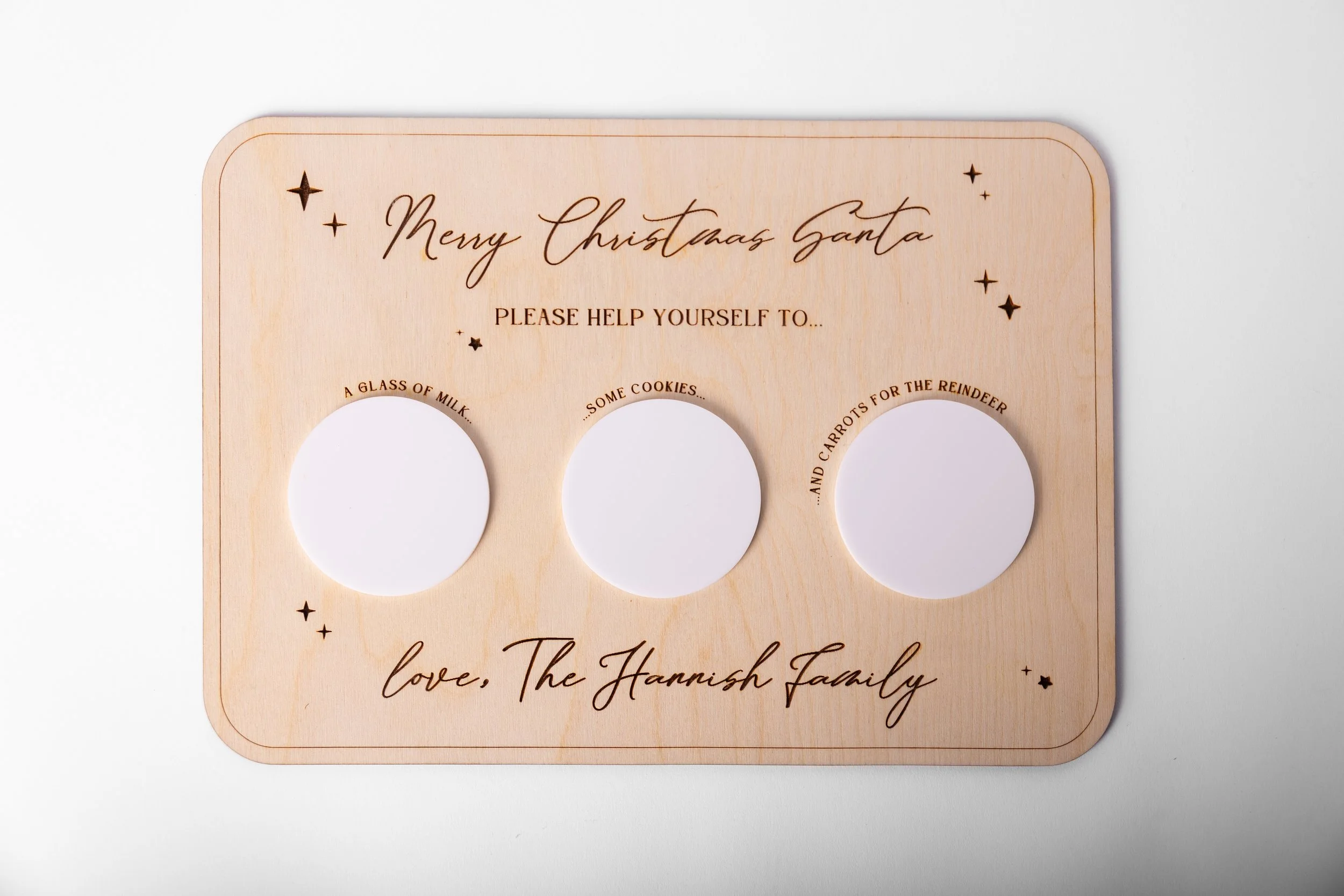 Santa Cookie Tray
