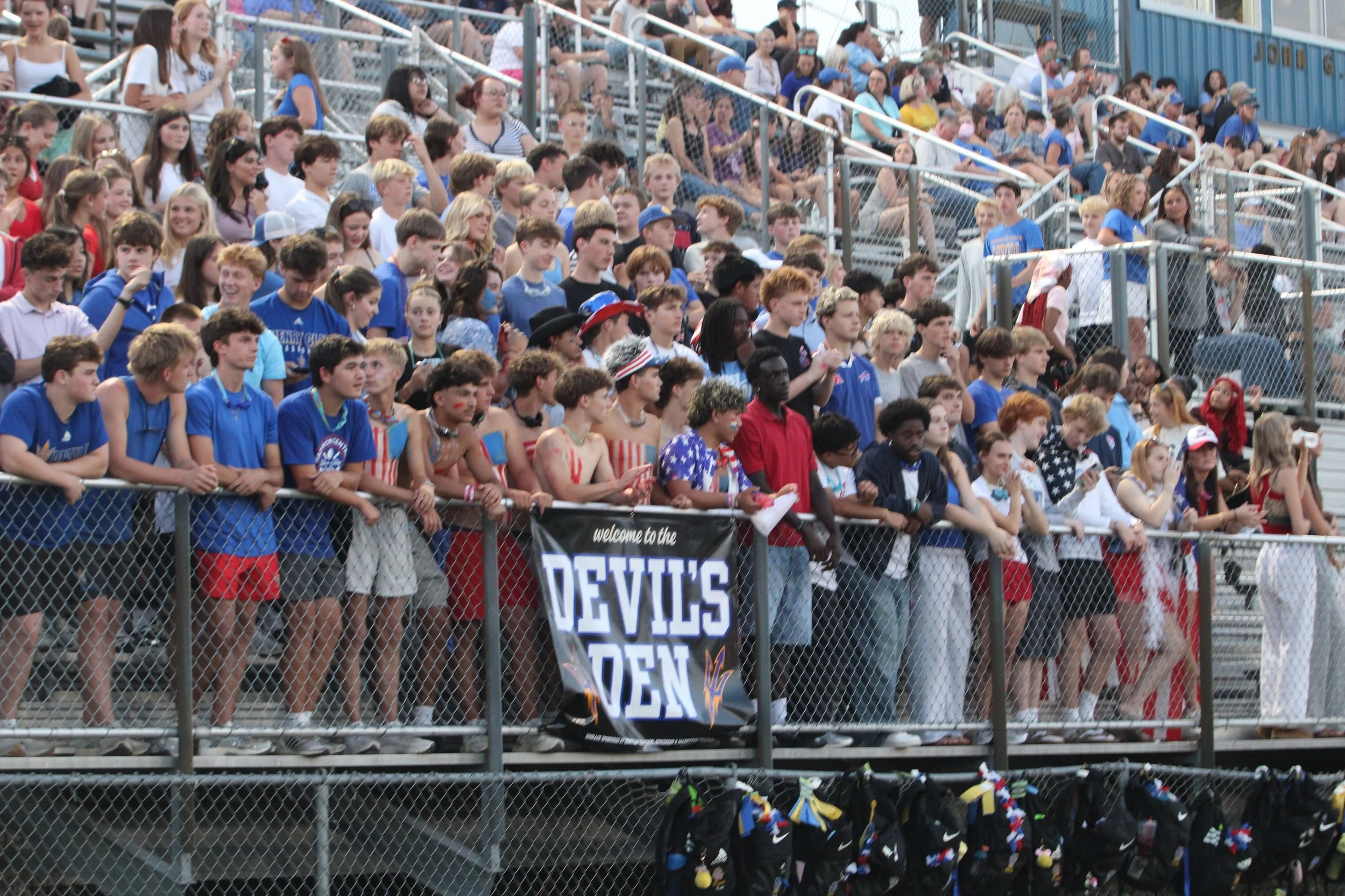 The HC student section encourages student involvement in HC sports