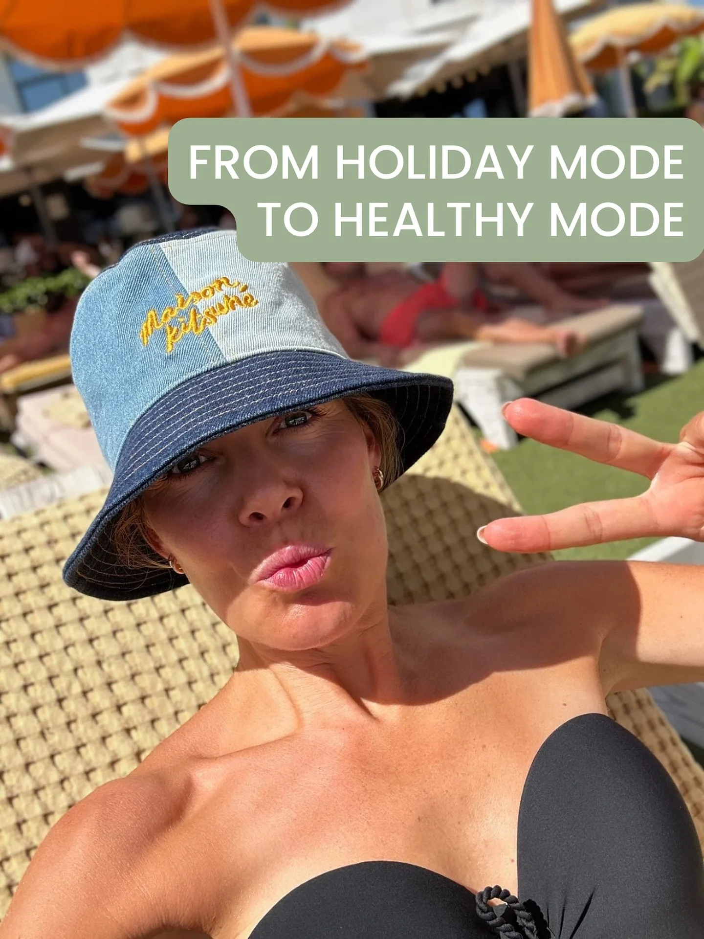 ☀️ Back from holiday and back to work&hellip; here&rsquo;s how I switched from beach days 🏖️ to healthy habits 💪🏼 in just 1 day:

💪🏼 Planned my exercise &ndash; went swimming this morning, tomorrow it&rsquo;s strength training at home
🥗 Planned