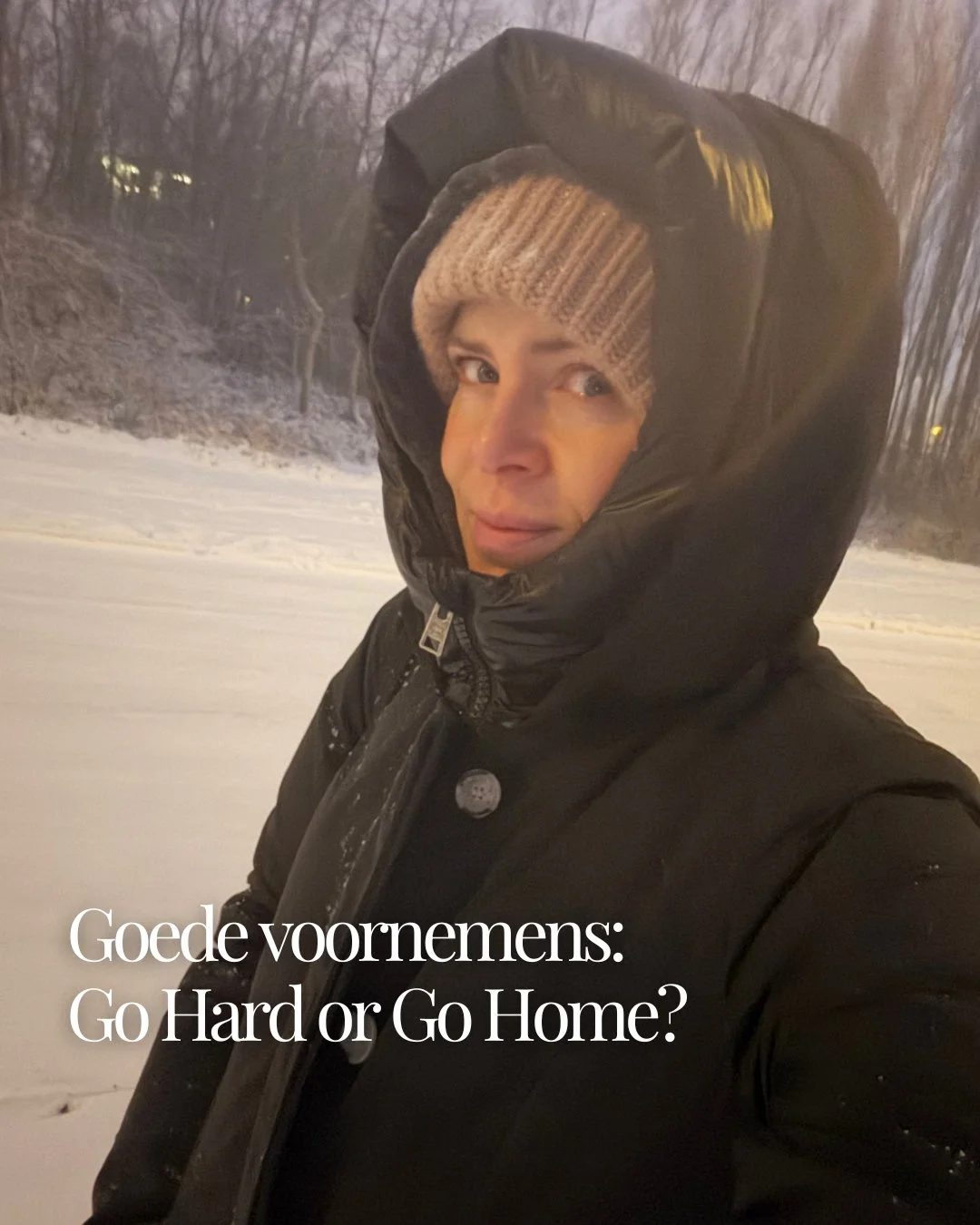 Goede voornemens: Go hard or go home?

Ik ging vanmorgen naar de sportschool en verwachtte dat het heel rustig zou zijn vanwege de sneeuw, code oranje, etc. Maar integendeel! Het was superdruk. Duidelijk januari 😏

Januari is de maand van de goede v