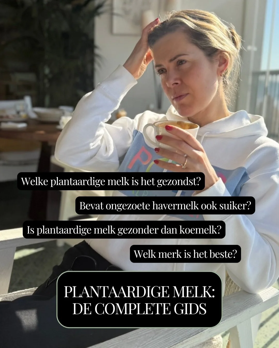 &Aacute;lles wat je wilt weten over plantaardige melk, incl. vergelijking van producten, vind je nu op mijn website: &ldquo;Plantaardige melk: de complete gids&rdquo;.

Instagram is helaas niet behulpzaam is het delen van links, dus reageer op deze p