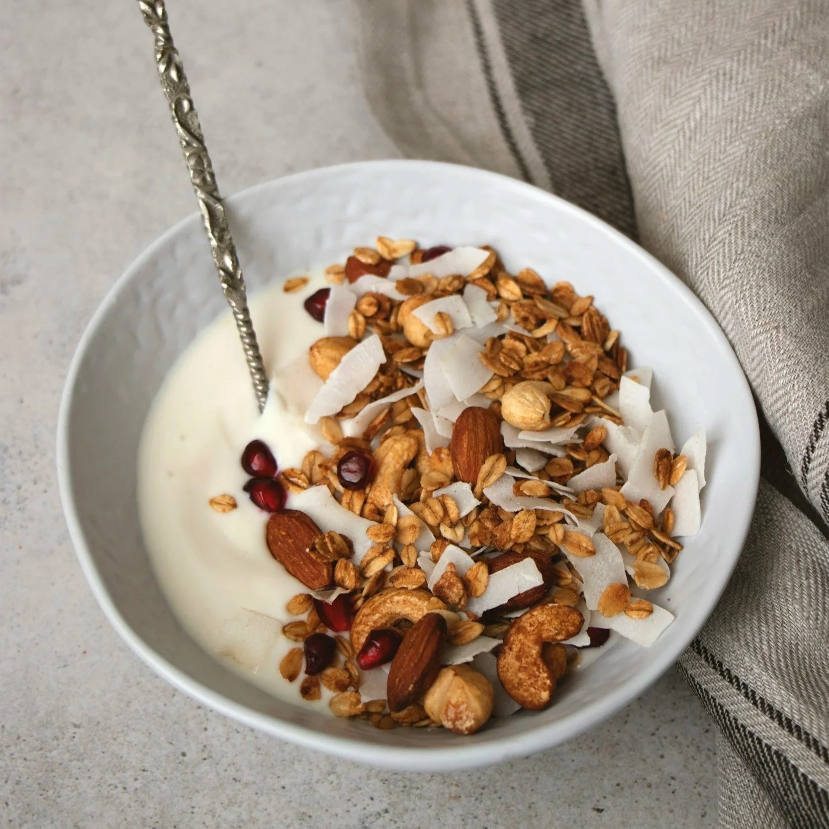 Gezonde granola met noten