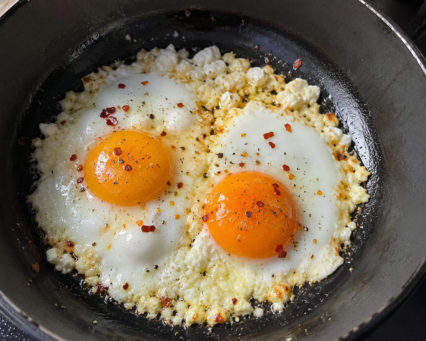 Feta-spiegeleitjes