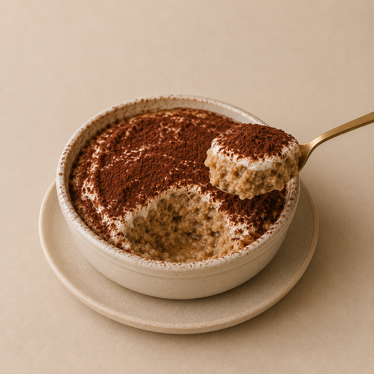 Tiramisu Baked Oats