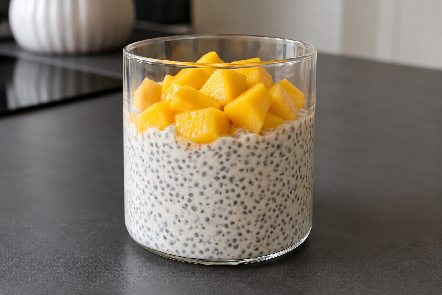 Mango chiapudding