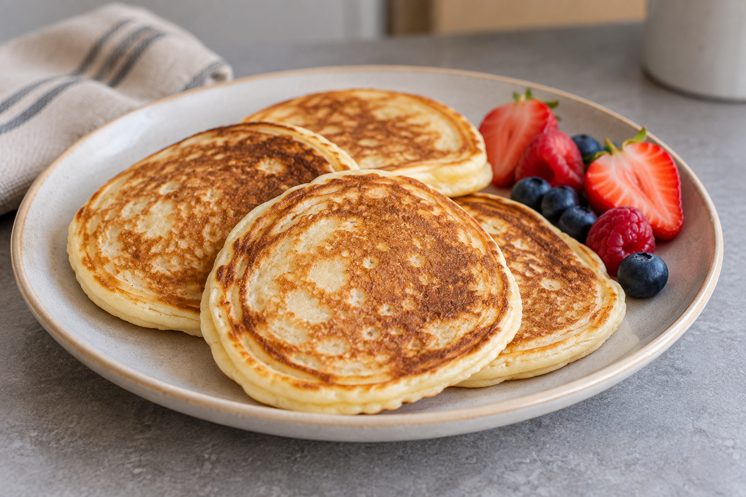 Cottage cheese pancakes