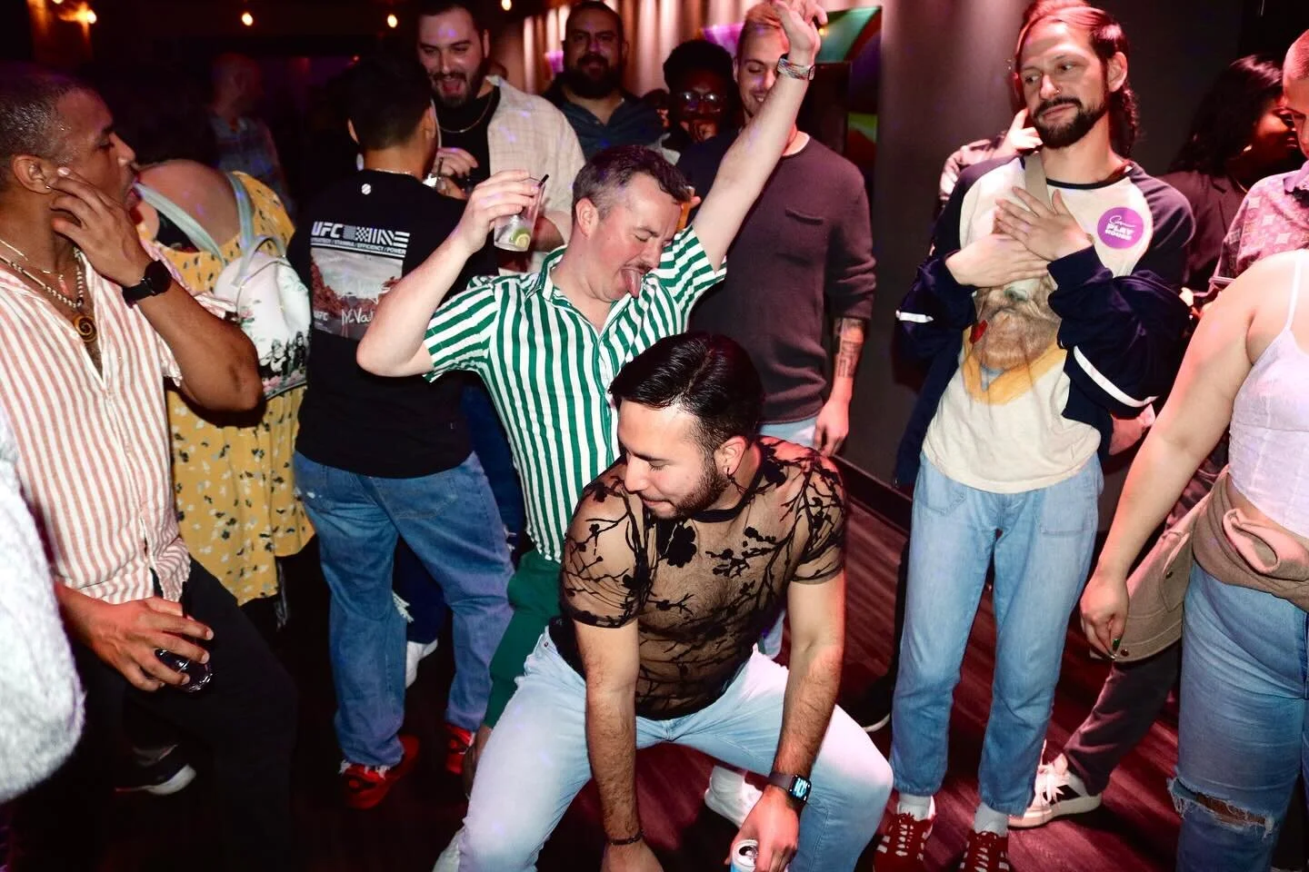 Thank you so much to everyone who came out to Amigos de Dorothea @the_queers_upstairs last night! We had an absolute blast dancing with you. Special shout outs to @aliceannasocialclub for having us, @the_queers_upstairs for letting us takeover, @djmi