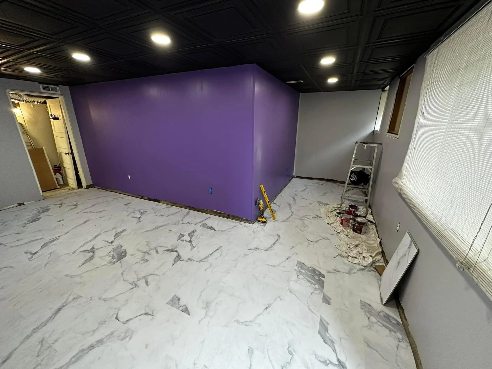 Flooring and ceiling tile installation