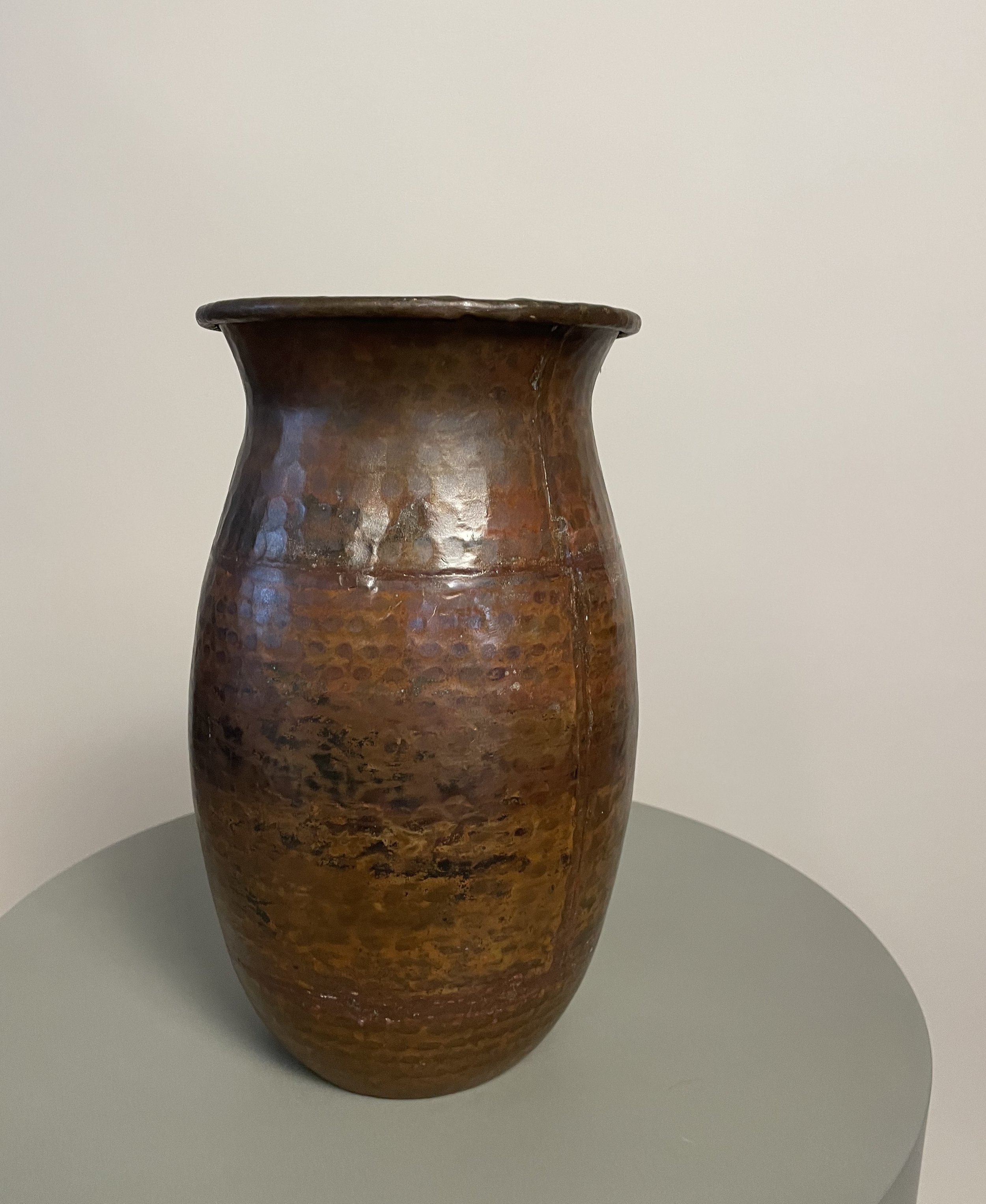 Vintage Hand Hammered Copper Vase