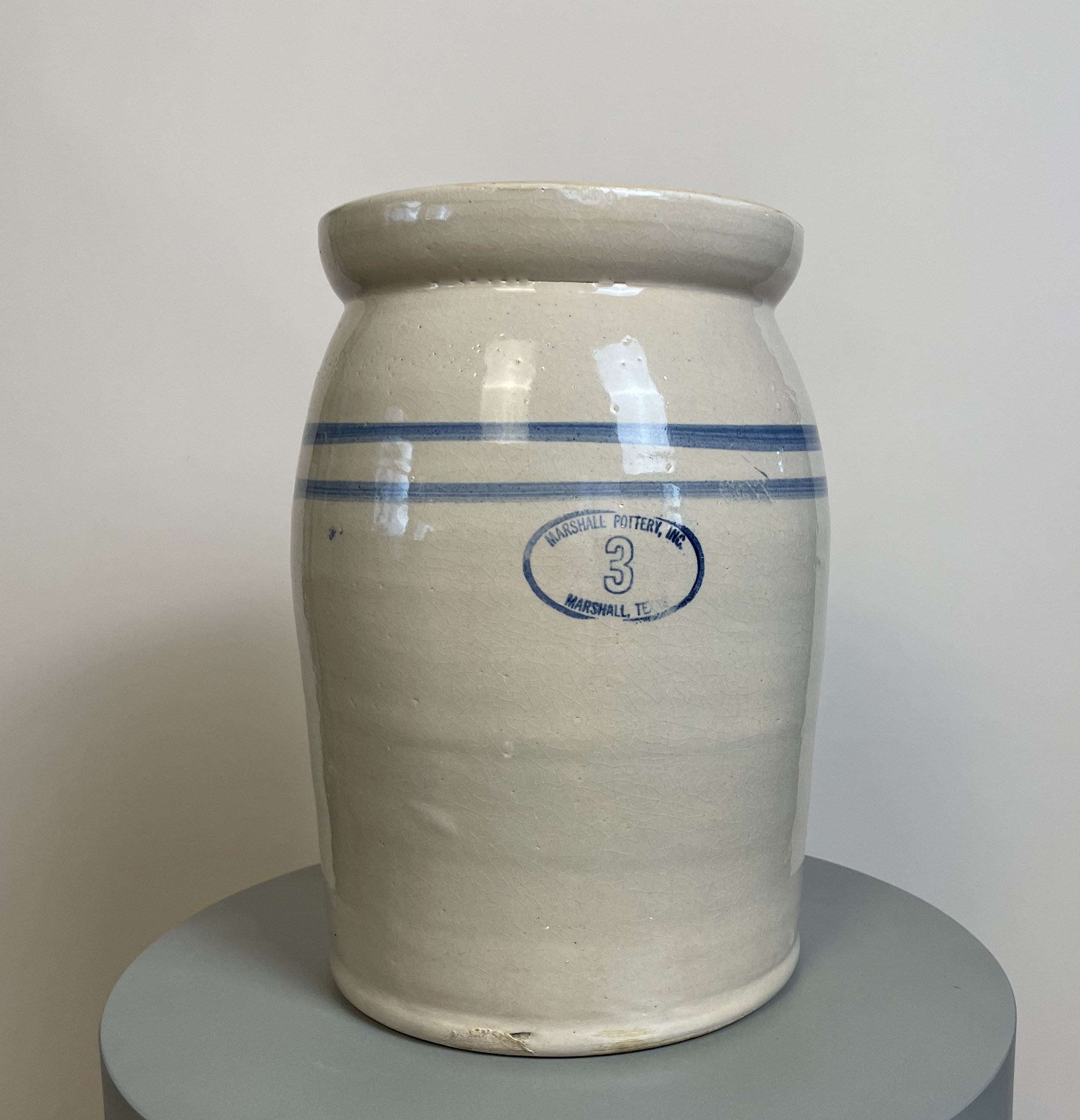Vintage Marshall Pottery Crock