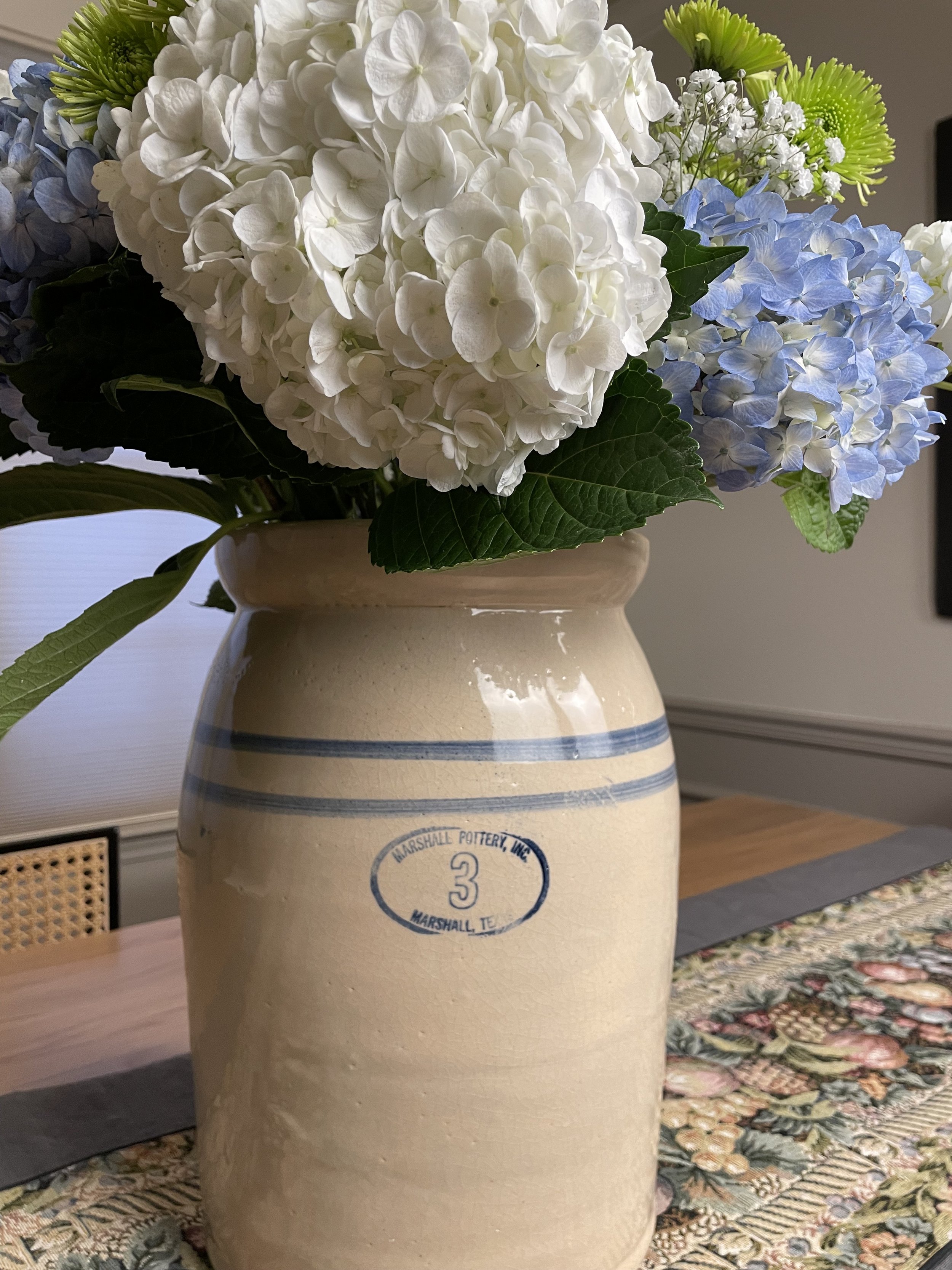 Vintage Marshall Pottery Crock