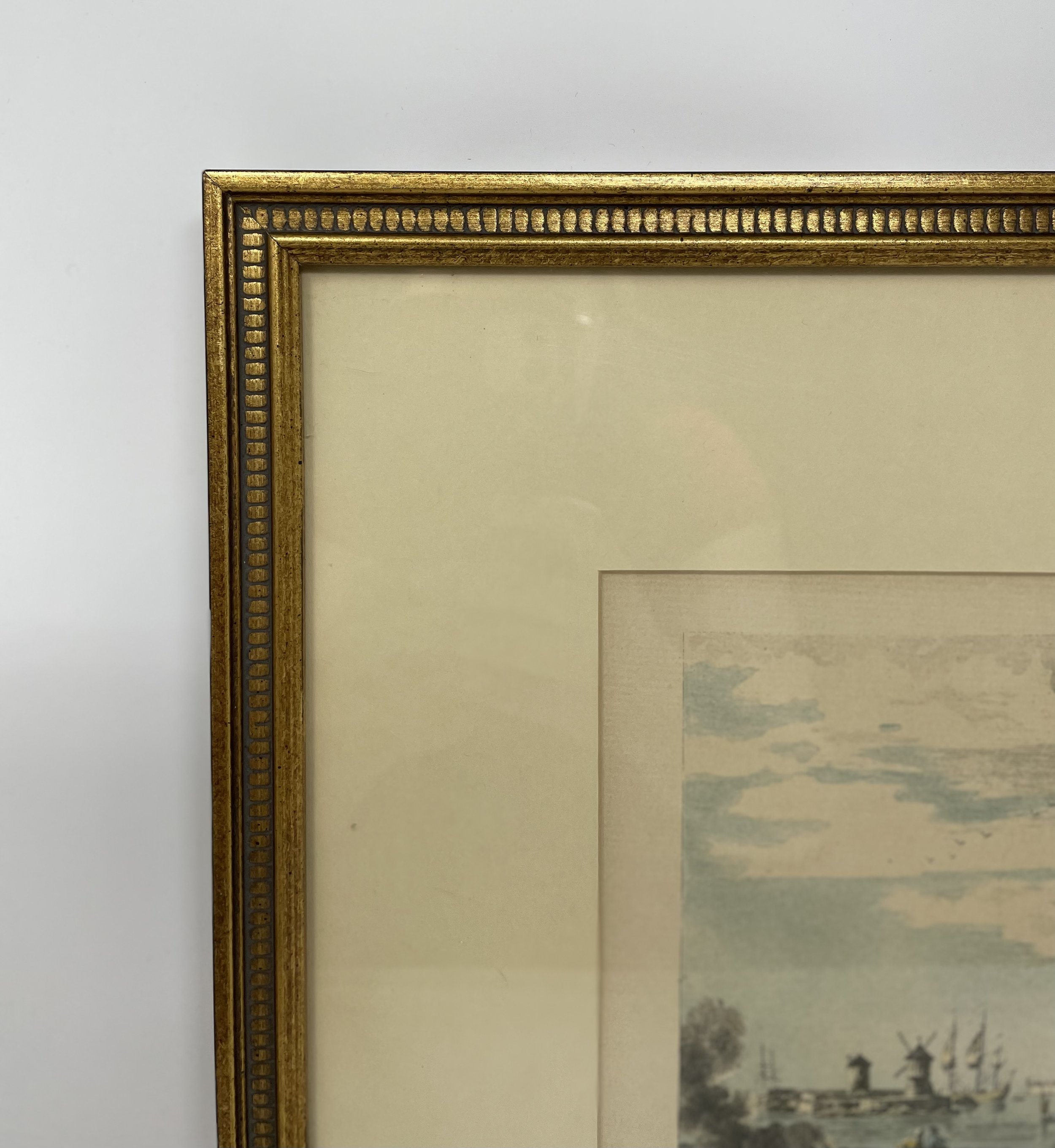 Framed Illustration of Port of Saint Malo