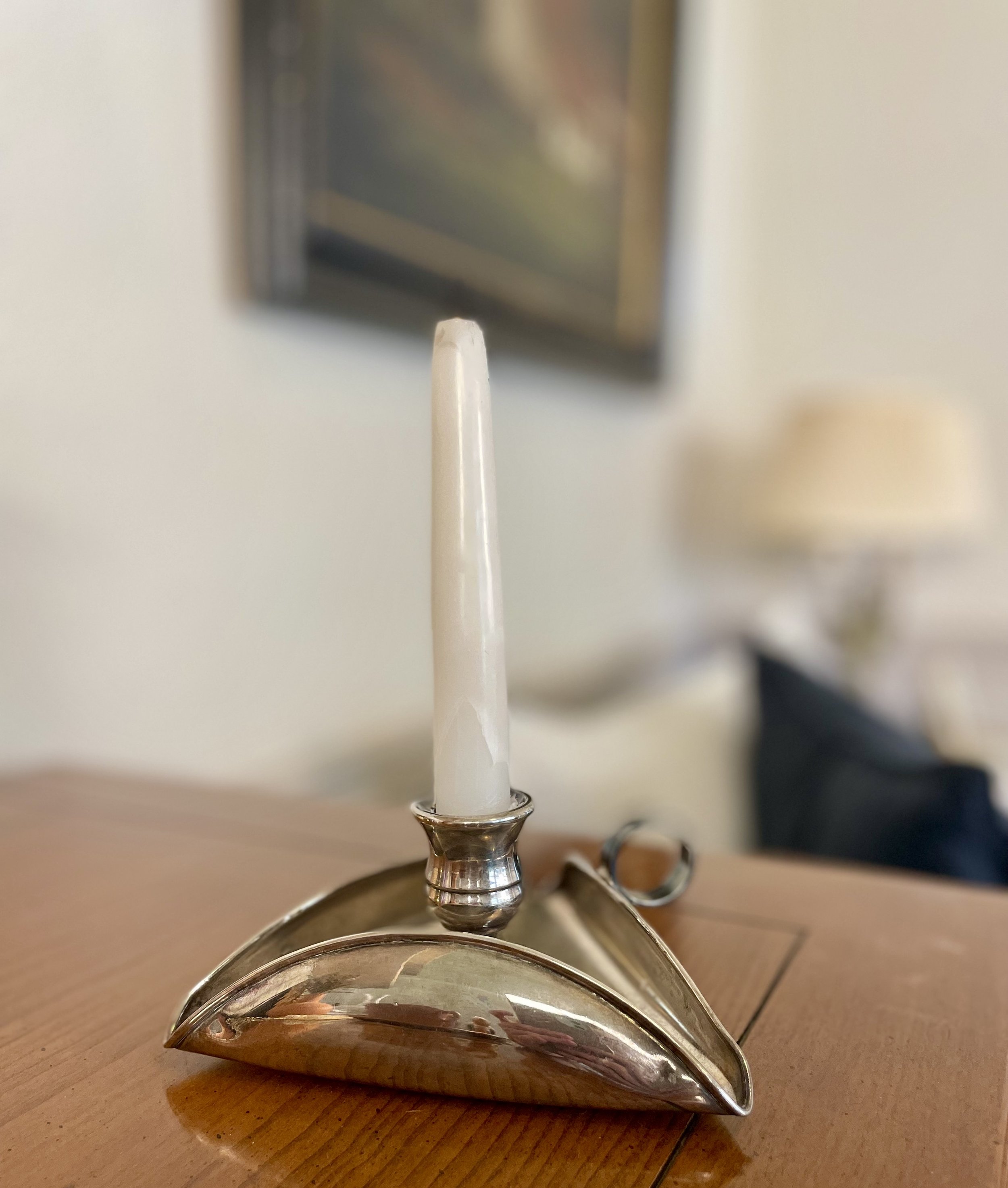 Silver Finger Loop Candlestick