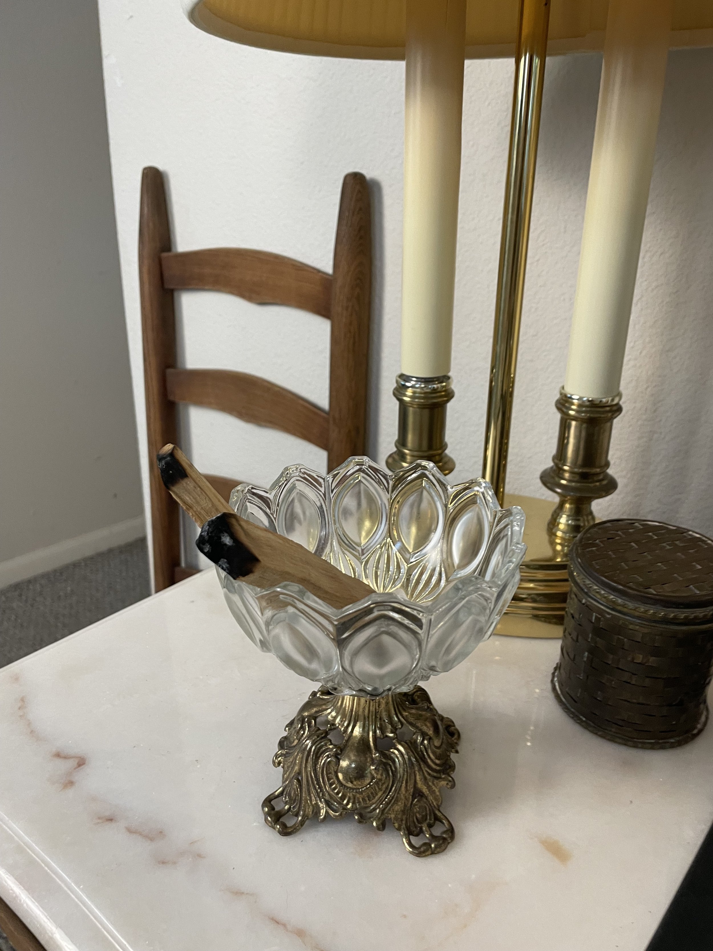 Hollywood Regency Style Compote Bowl