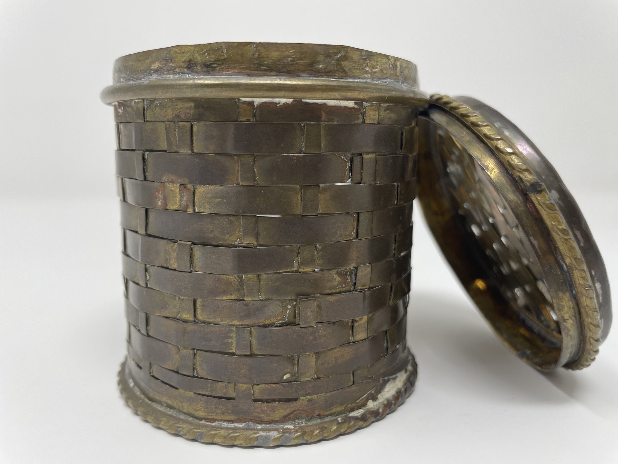 Vintage Brass Keepsake Box