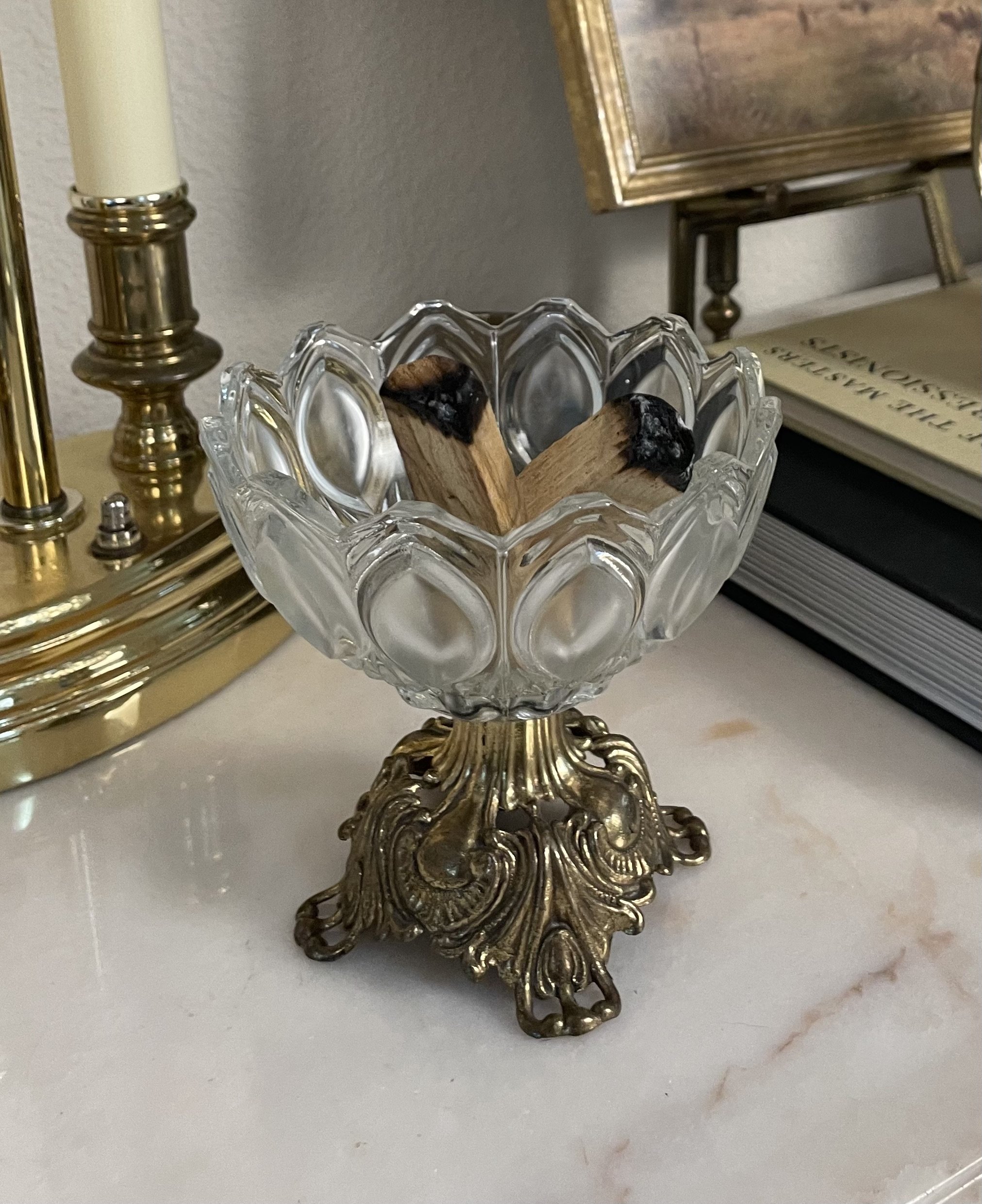 Hollywood Regency Style Compote Bowl