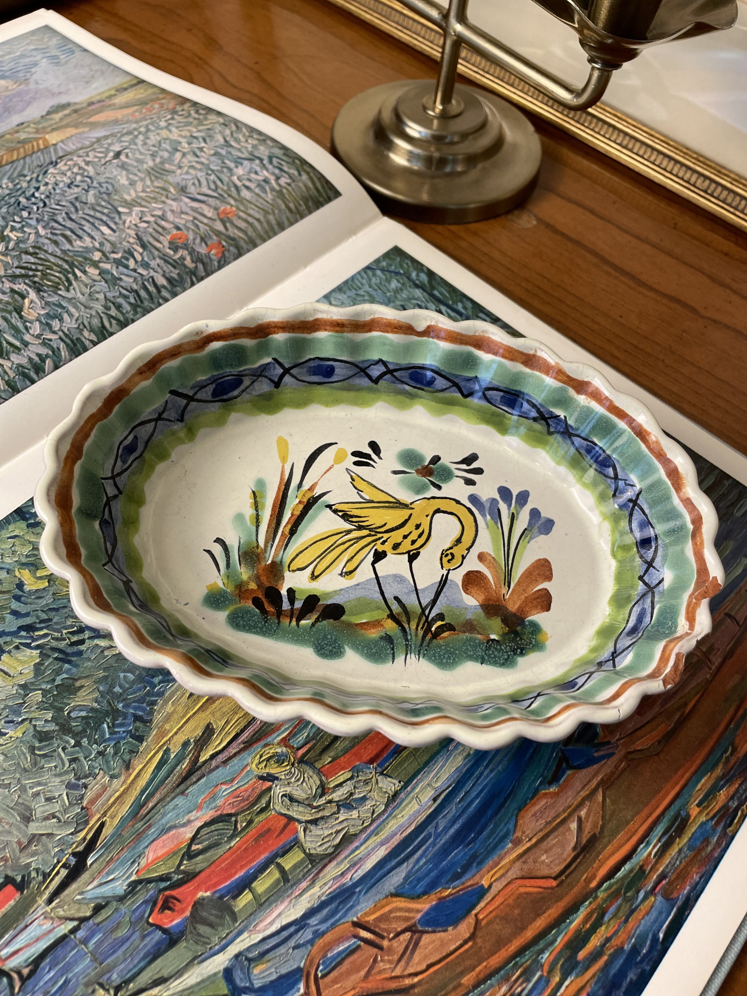 Vintage Mexican Ceramic Bowl