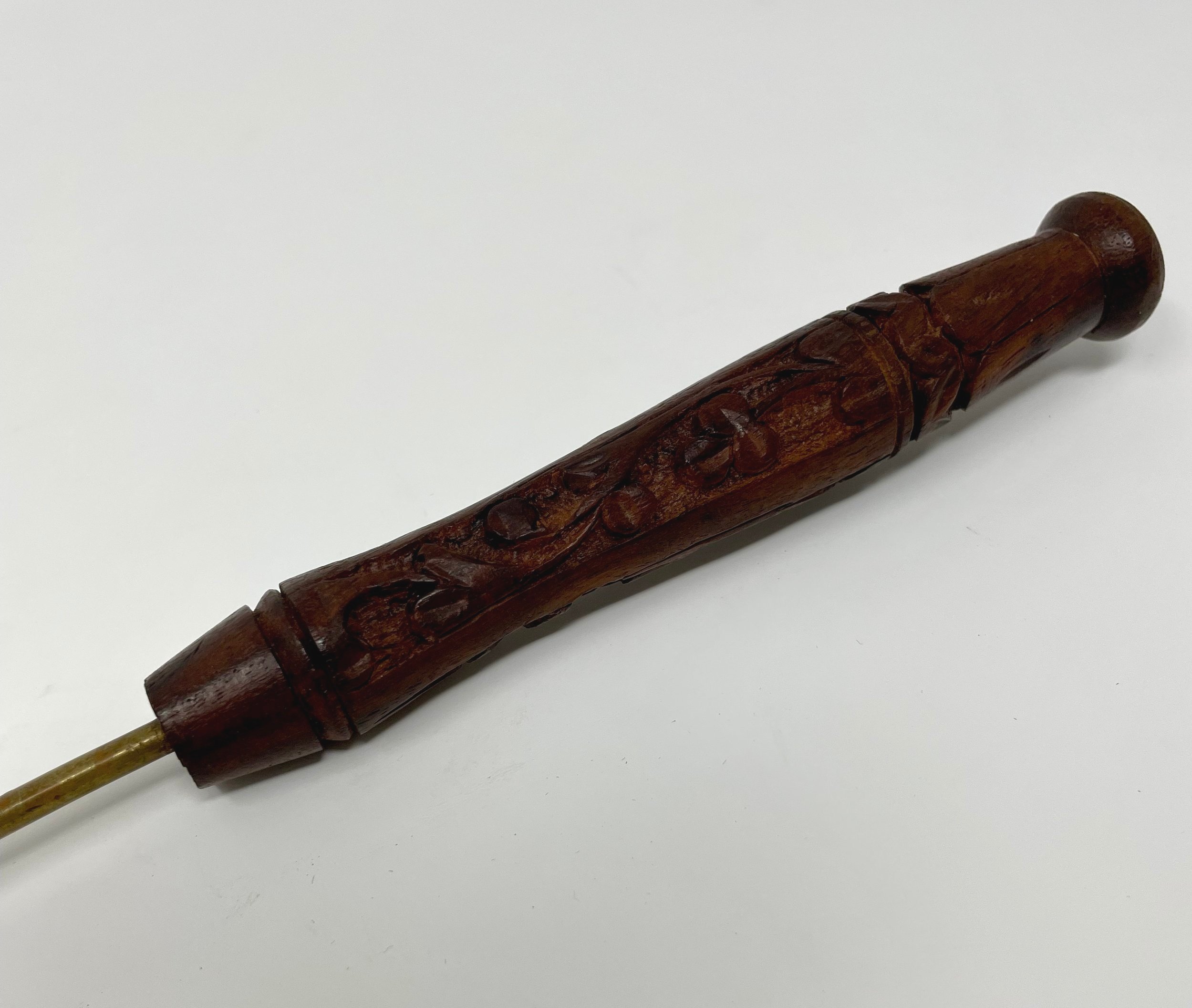 Carved Wooden Candle Snuffer