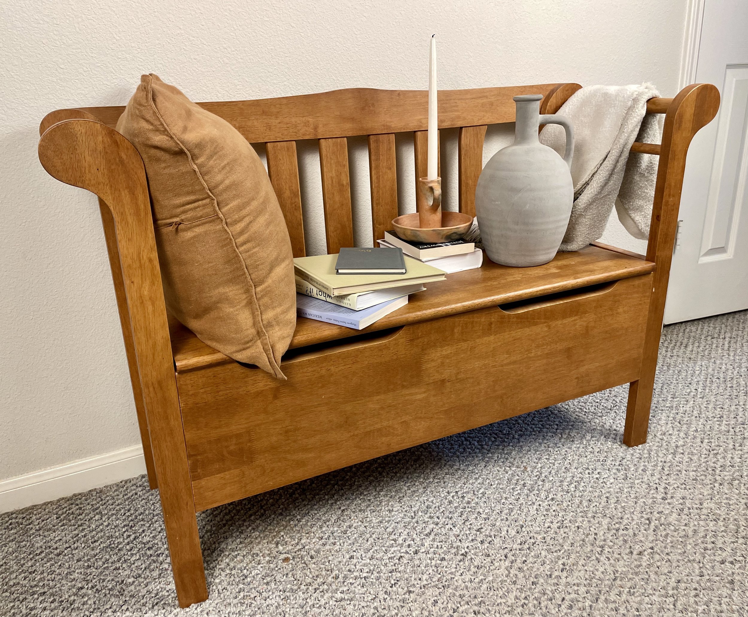 Classic Wooden Storage Bench