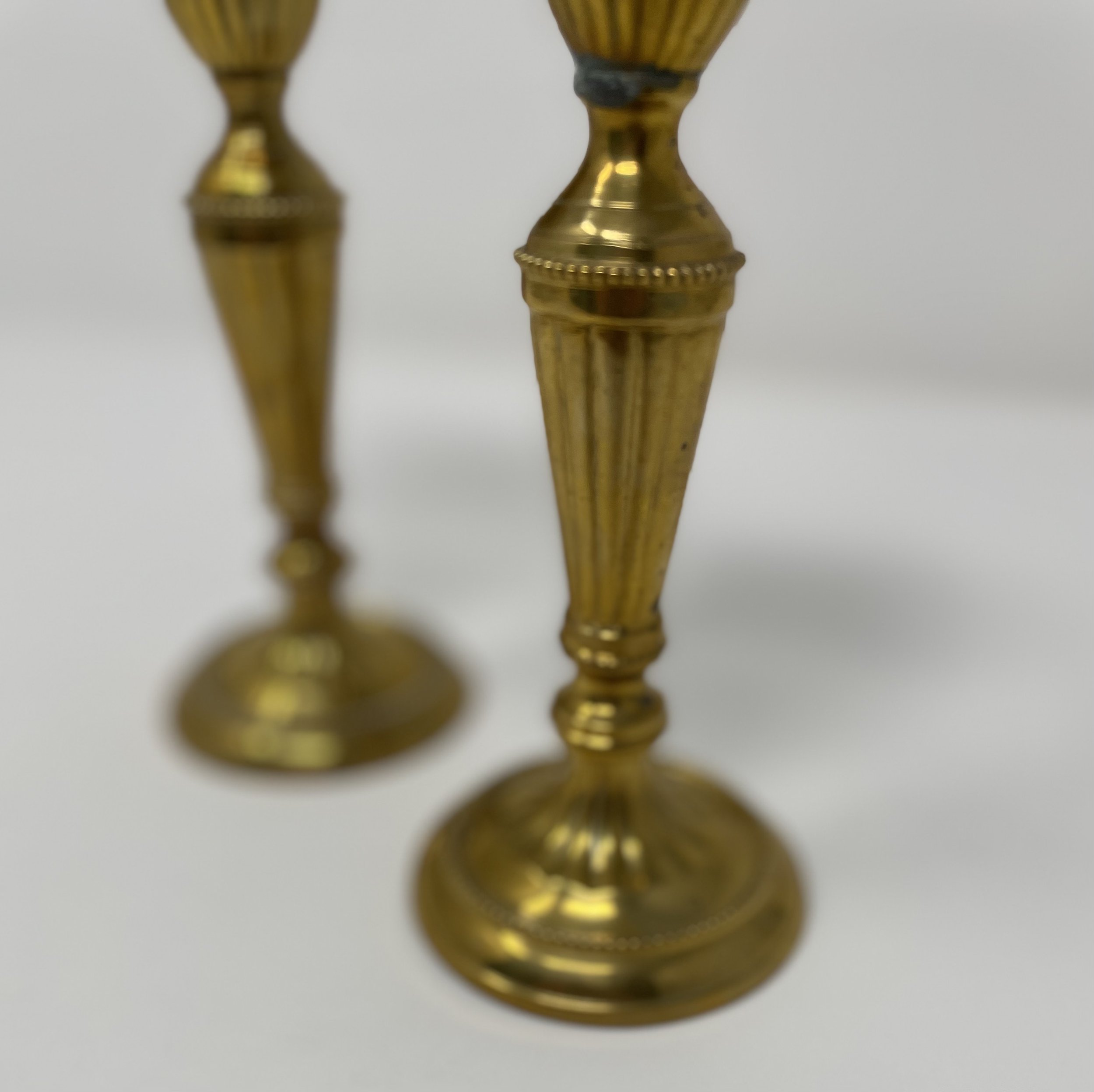 Pair of Vintage Brass Candlesticks