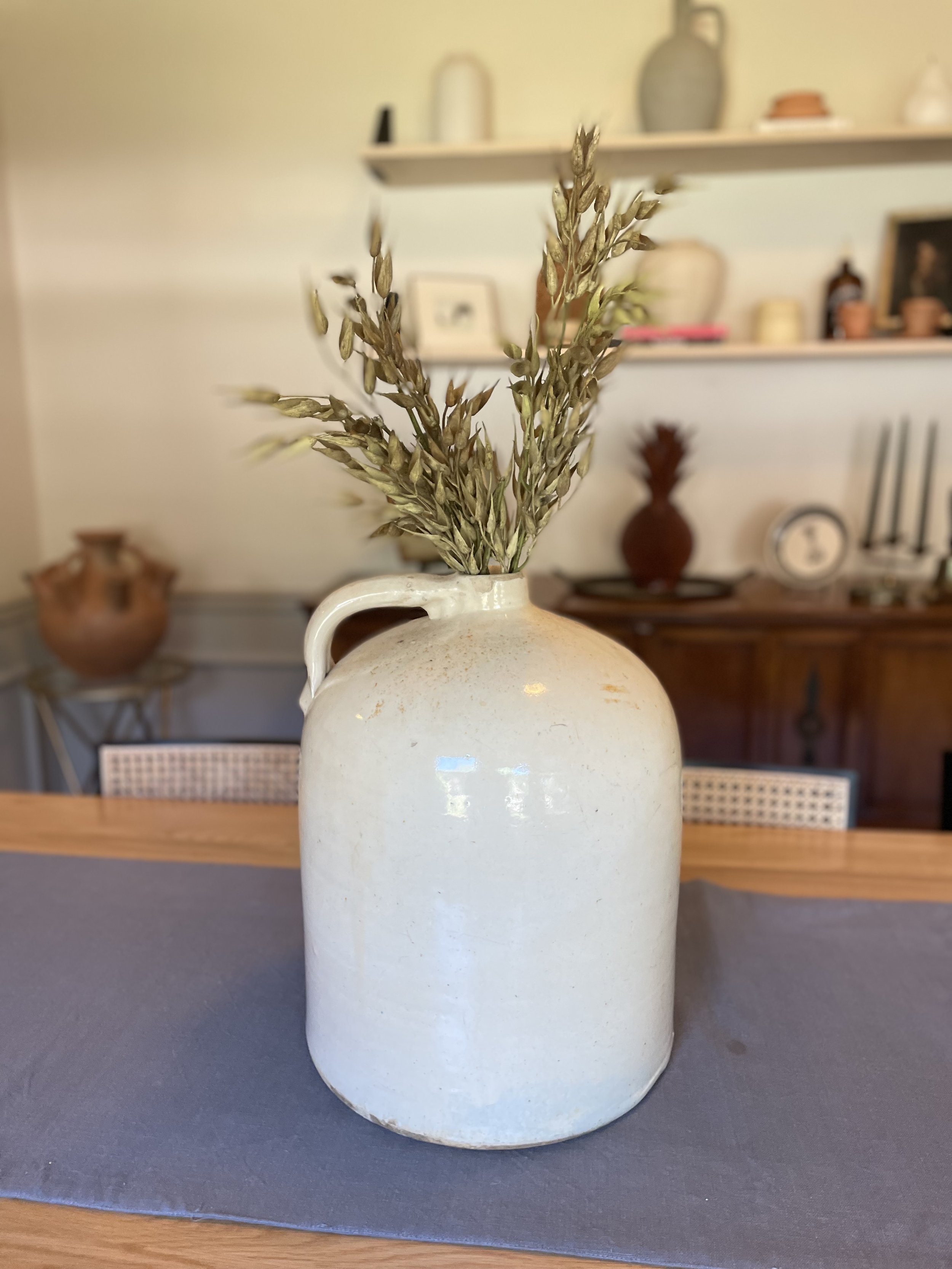 Antique 5 Gal Stoneware Crock Jug