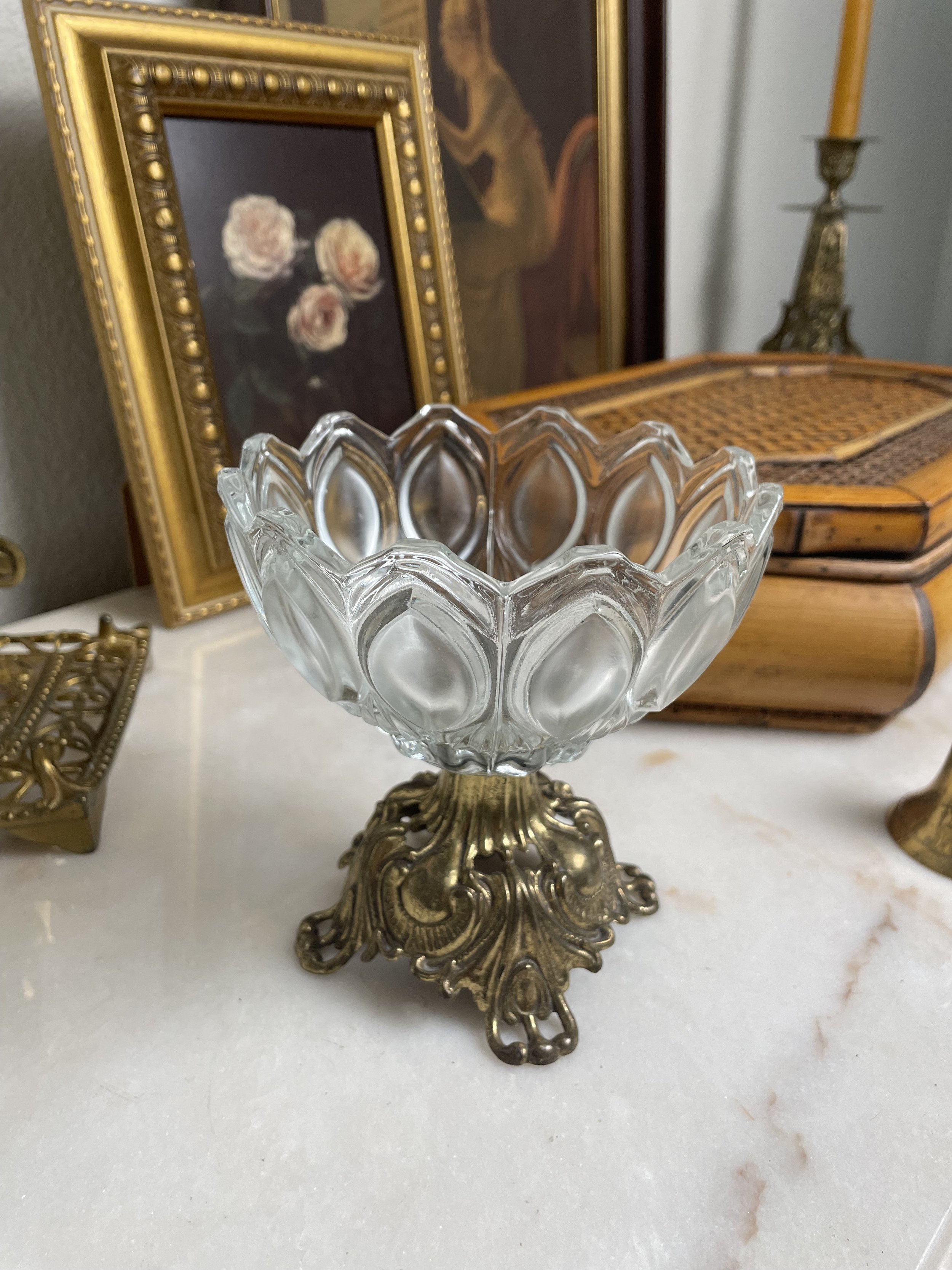 Hollywood Regency Style Compote Bowl