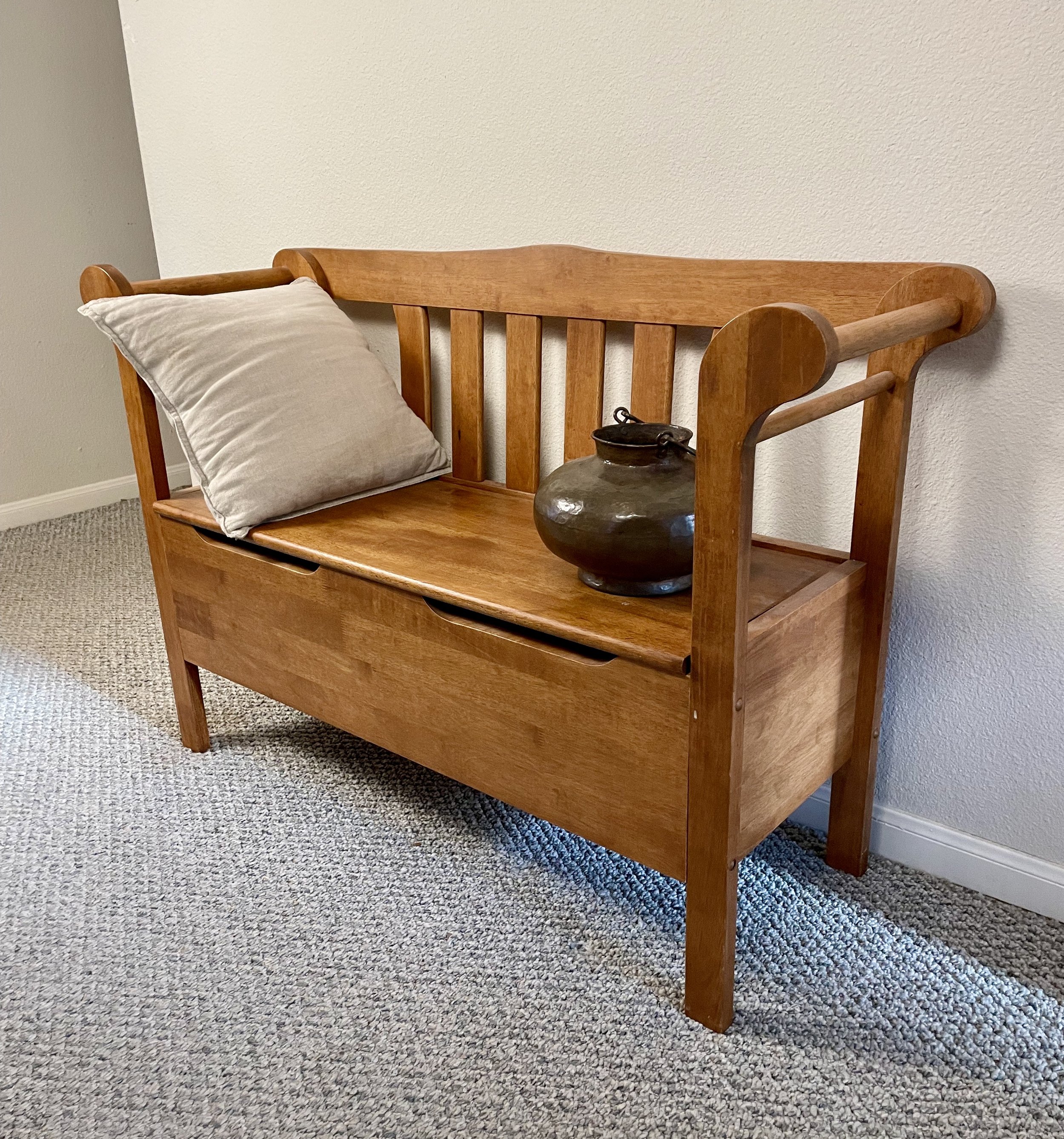 Classic Wooden Storage Bench